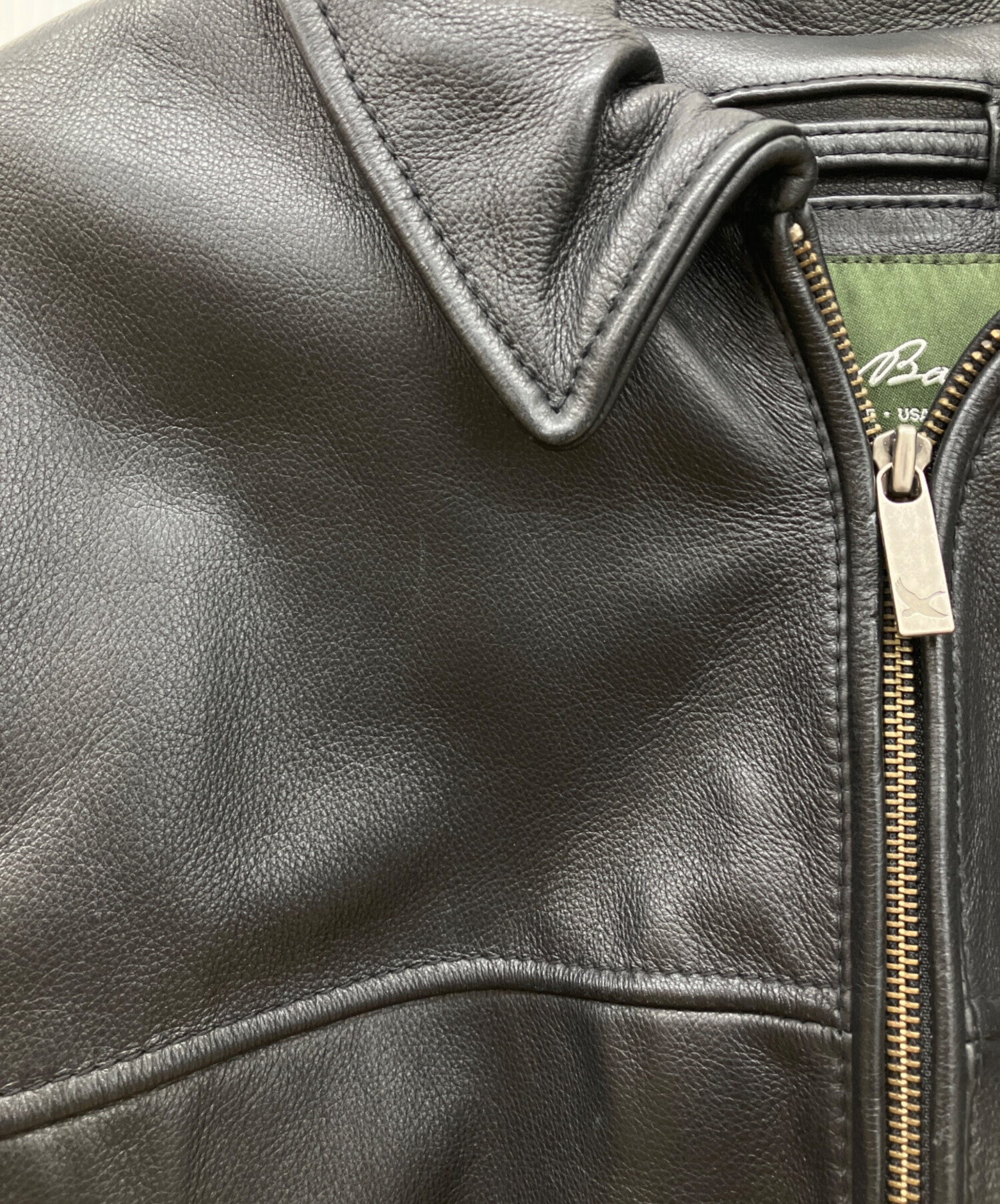 中古・古着通販】Eddie Bauer (エディーバウアー) レザージャケット 