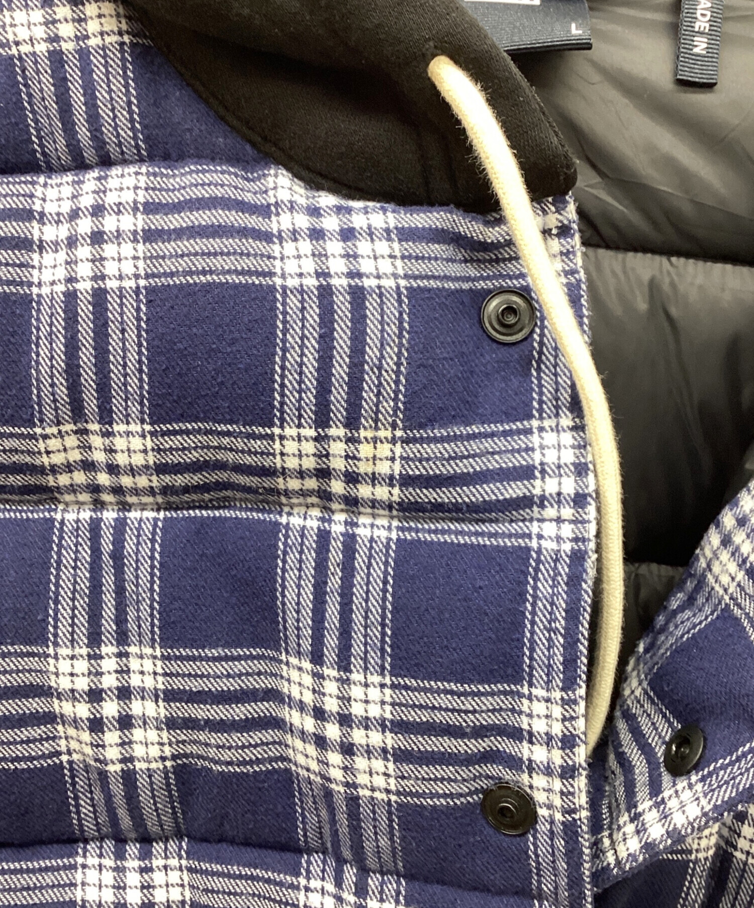 中古・古着通販】KITH (キス) STERLING QUILTED SHIRT PUFFER フード付