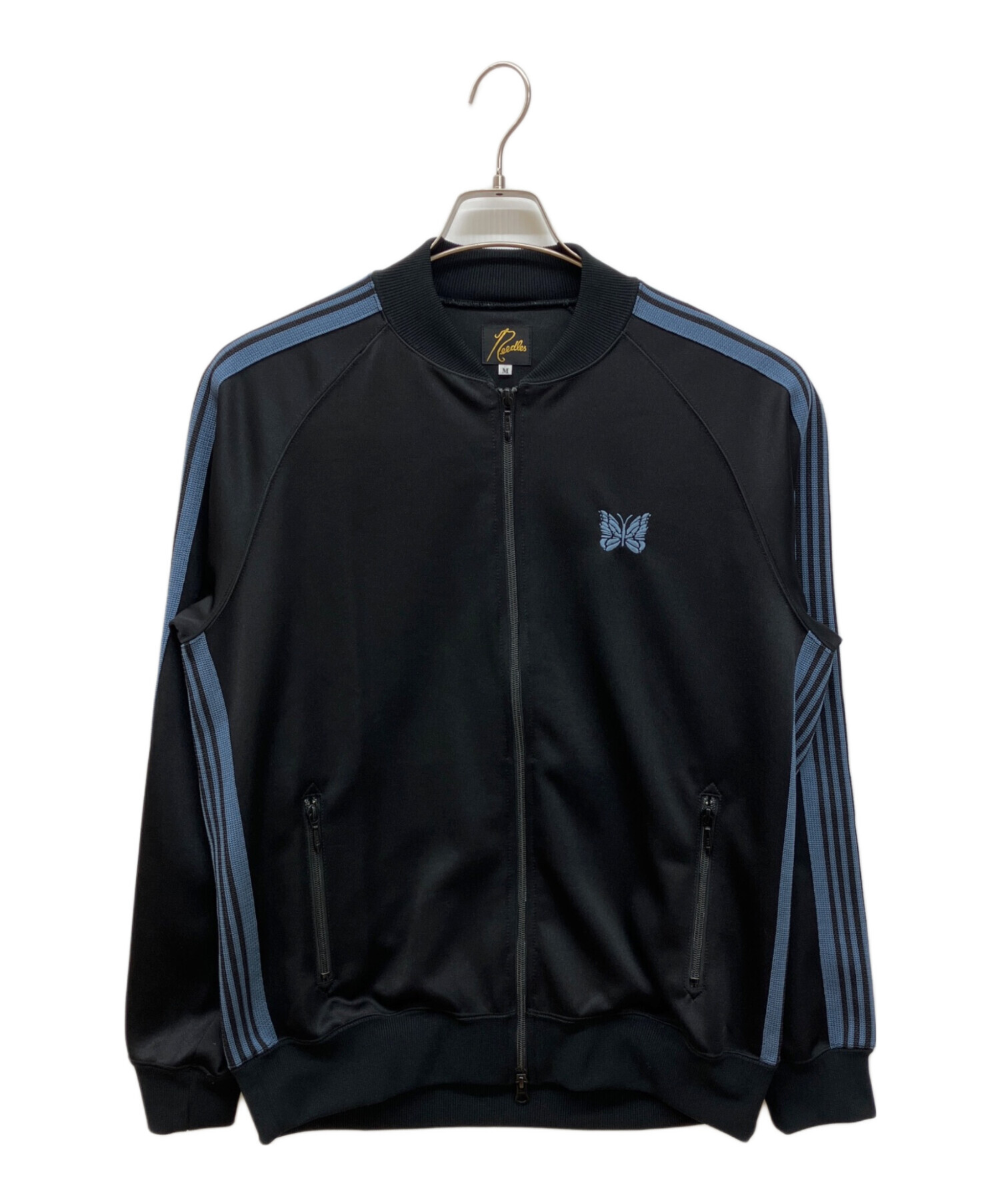 Needles トレーナー スウェット トラックジャケット　ブルー ブラック 中古・古着通販】Needles (ニードルズ) RC TRACK JACKET ブラック