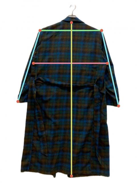 [pendleton] ガウンコート 中古・古着通販】PENDLETON (ペンドルトン) ガウンコート ネイビー