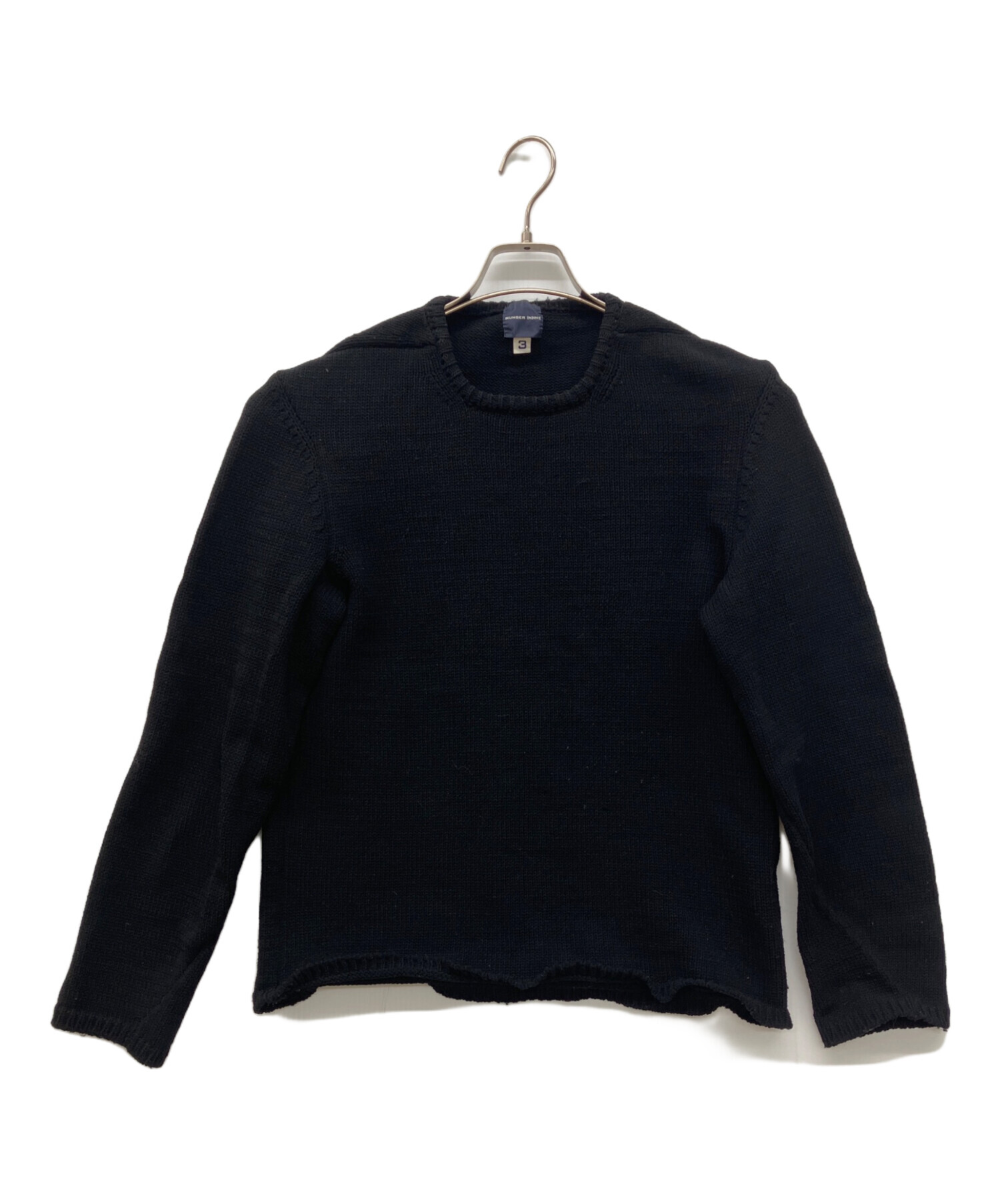 中古・古着通販】NUMBER (N)INE (ナンバーナイン) クルーネックニット 