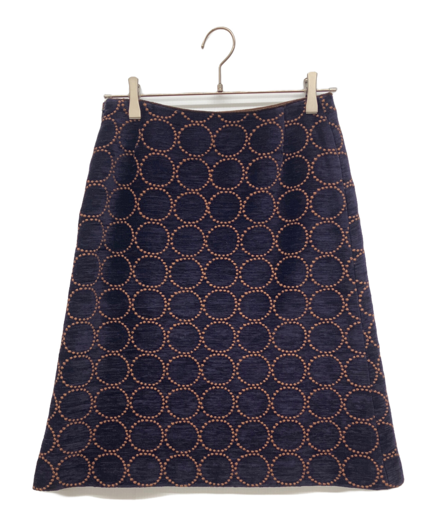 中古・古着通販】mina perhonen (ミナ ペルホネン) スカート ネイビー