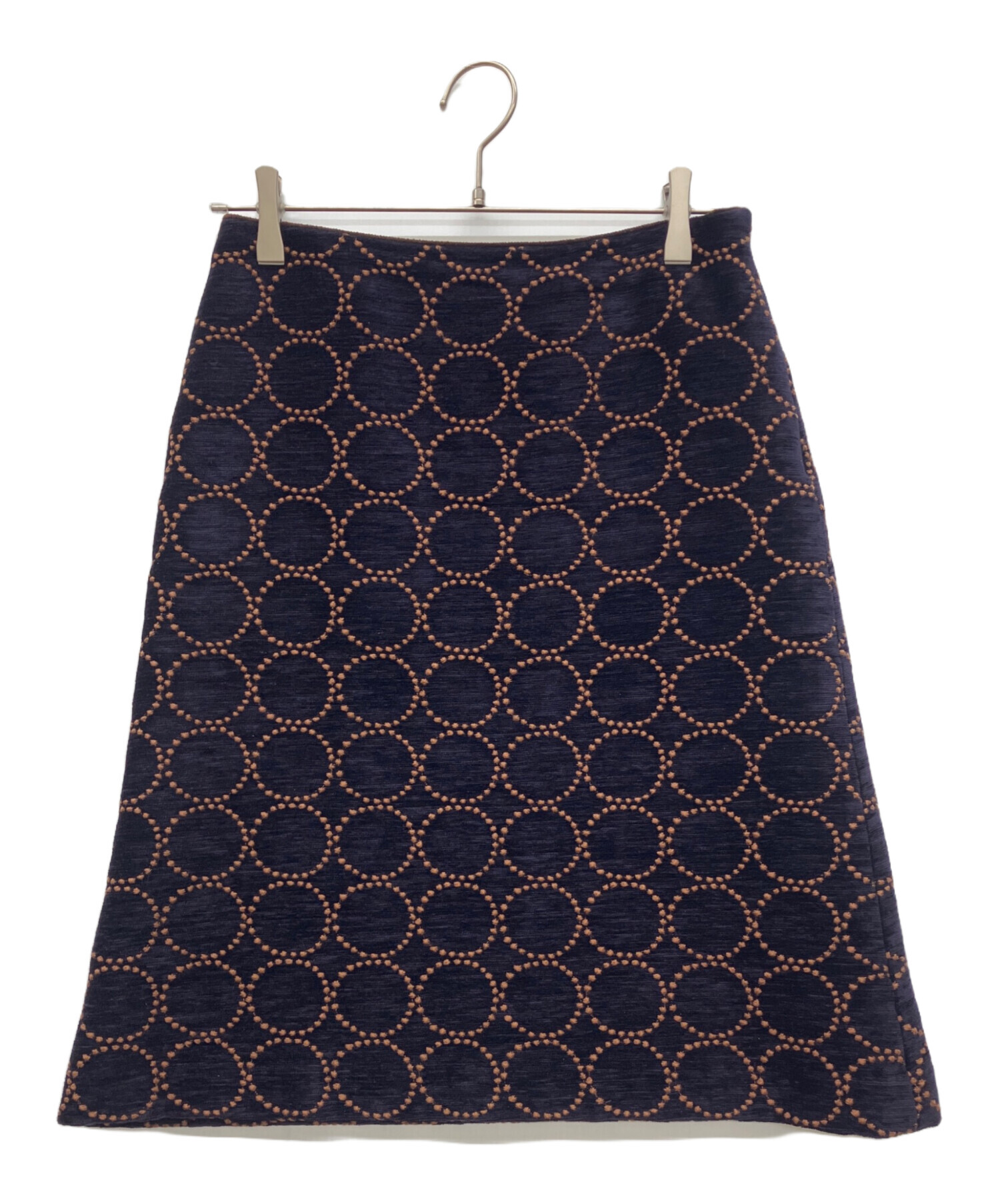 美品 24AW mina perhonen ミナペルホネン painter's palette モックネック カットソー サイズ36 ネイビー レディース 古着 中古 USED 中古・古着通販】mina perhonen (ミナ ペルホネン) スカート ネイビー