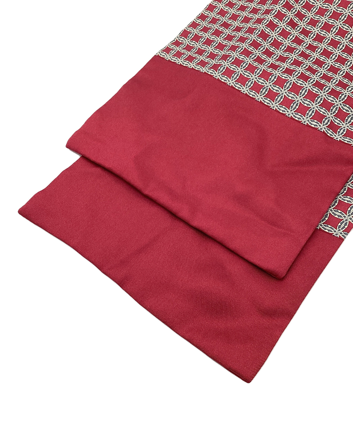 値下げしました！HERMÈS シルクスカーフ 赤 中古・古着通販】HERMES (エルメス) 総柄シルクスカーフ レッド