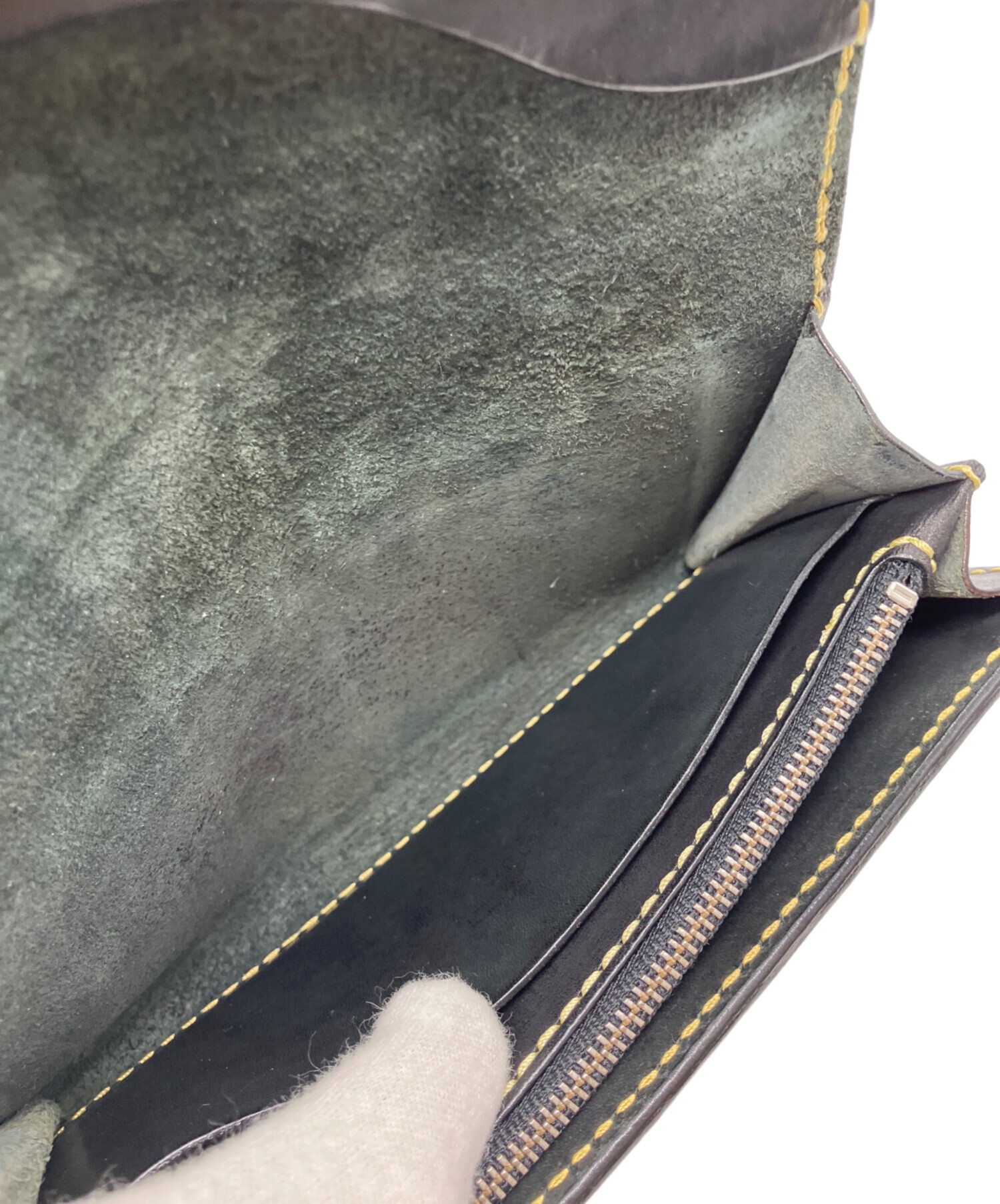 中古・古着通販】saad (サード) レザーロングウォレット 長財布