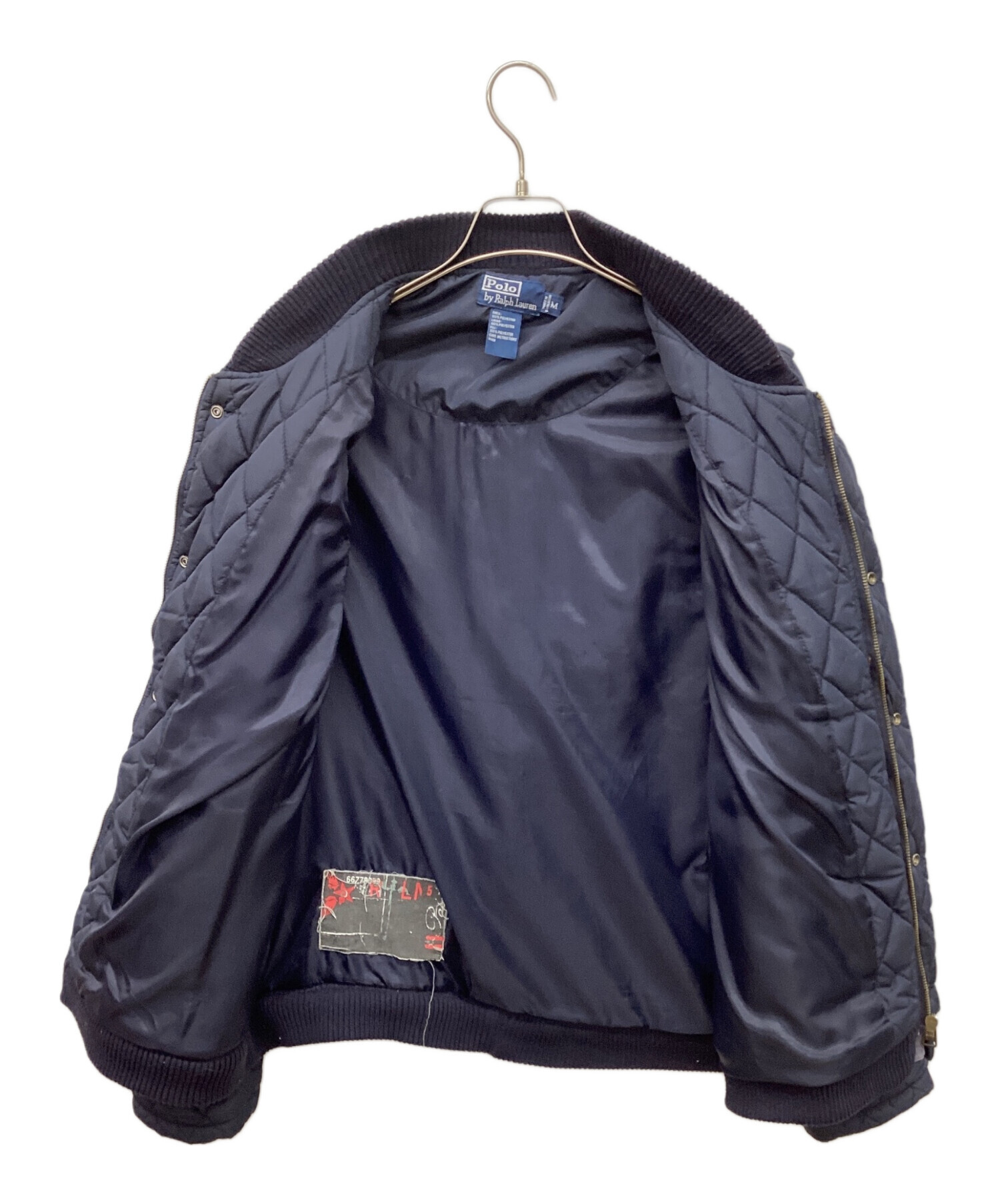 Polo Ralph Lauren ネイビー キルティングジャケット Lサイズ 中古・古着通販】POLO RALPH LAUREN (ポロ・ラルフローレン