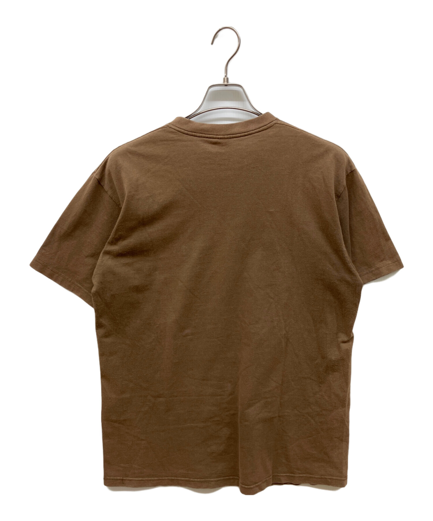 中古・古着通販】stussy (ステューシー) ロゴTシャツ ブラウン サイズ