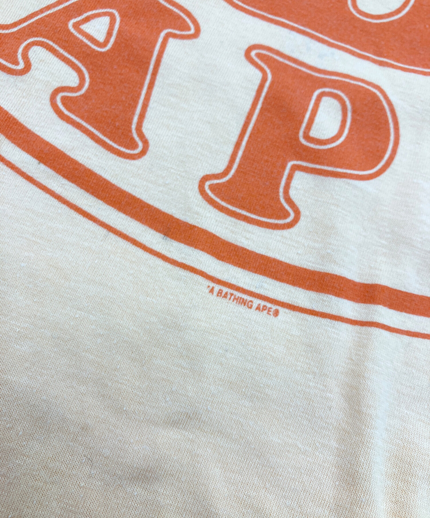 中古・古着通販】A BATHING APE (アベイシングエイプ) リンガーTシャツ