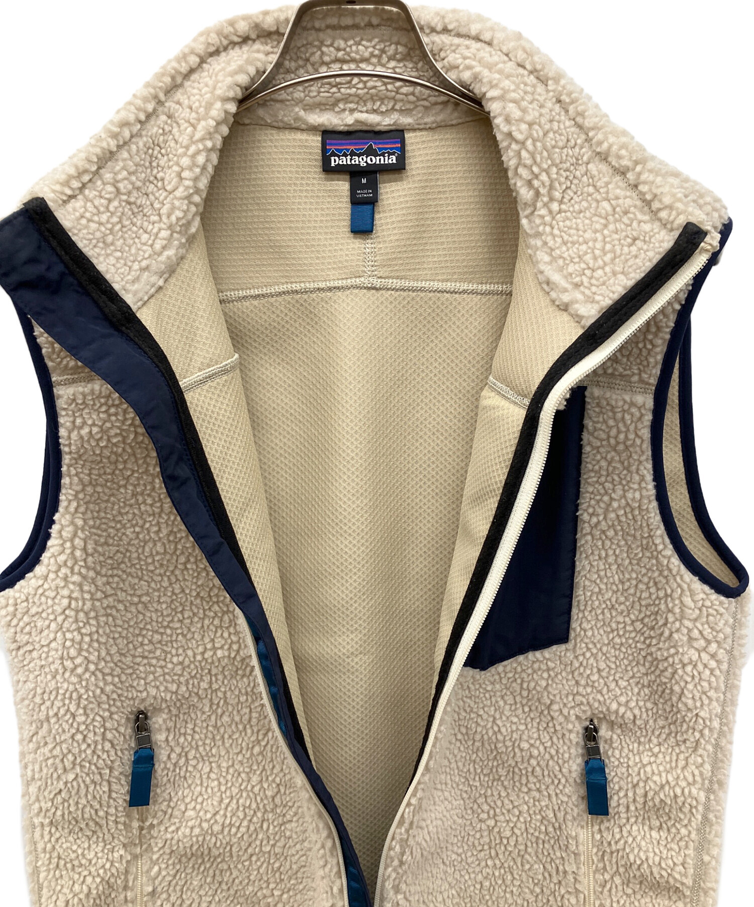 Patagonia パタゴニア レトロX ベスト　ベージュ　サイズM 中古・古着通販】Patagonia (パタゴニア) CLASSIC RETRO-X VEST