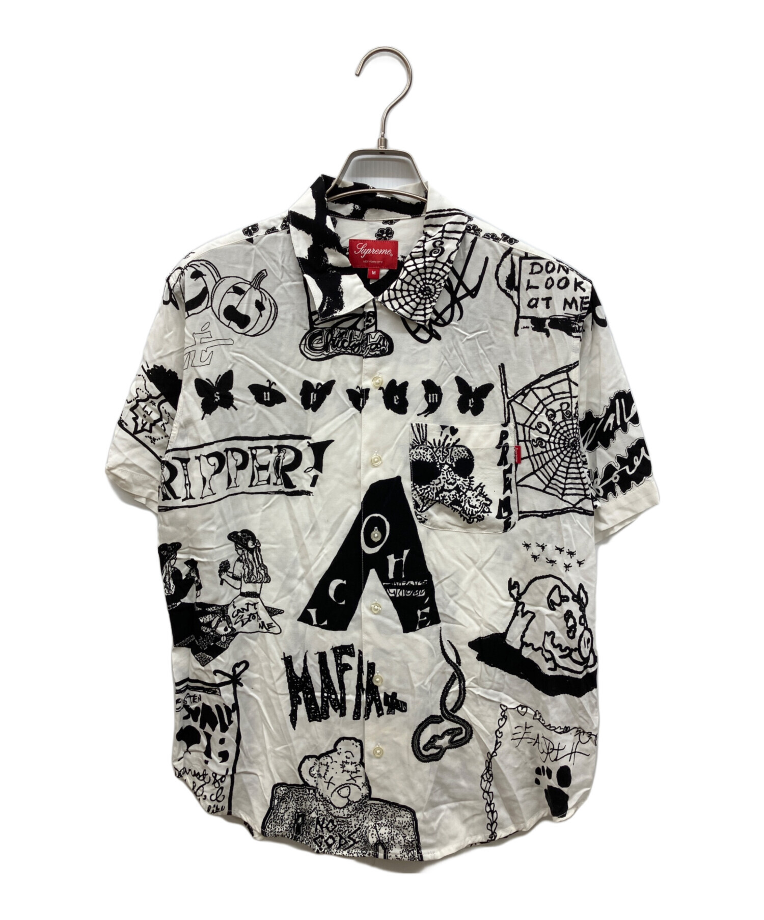 シュプリーム　シャツ　M　レーヨン100 中古・古着通販】Supreme (シュプリーム) Dream Rayon Shirt ホワイト