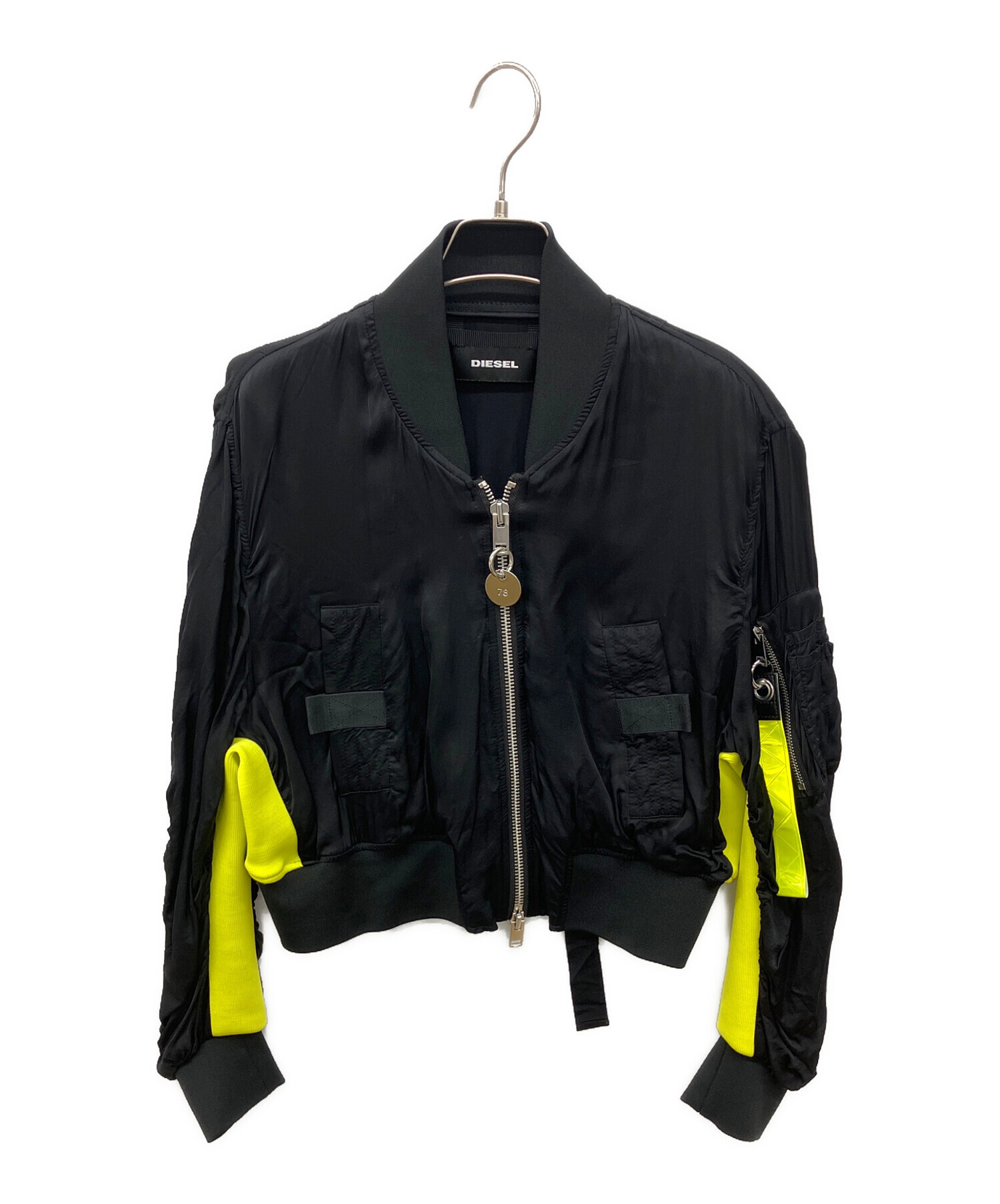 中古・古着通販】DIESEL (ディーゼル) ジップギミックレーヨンボンバー