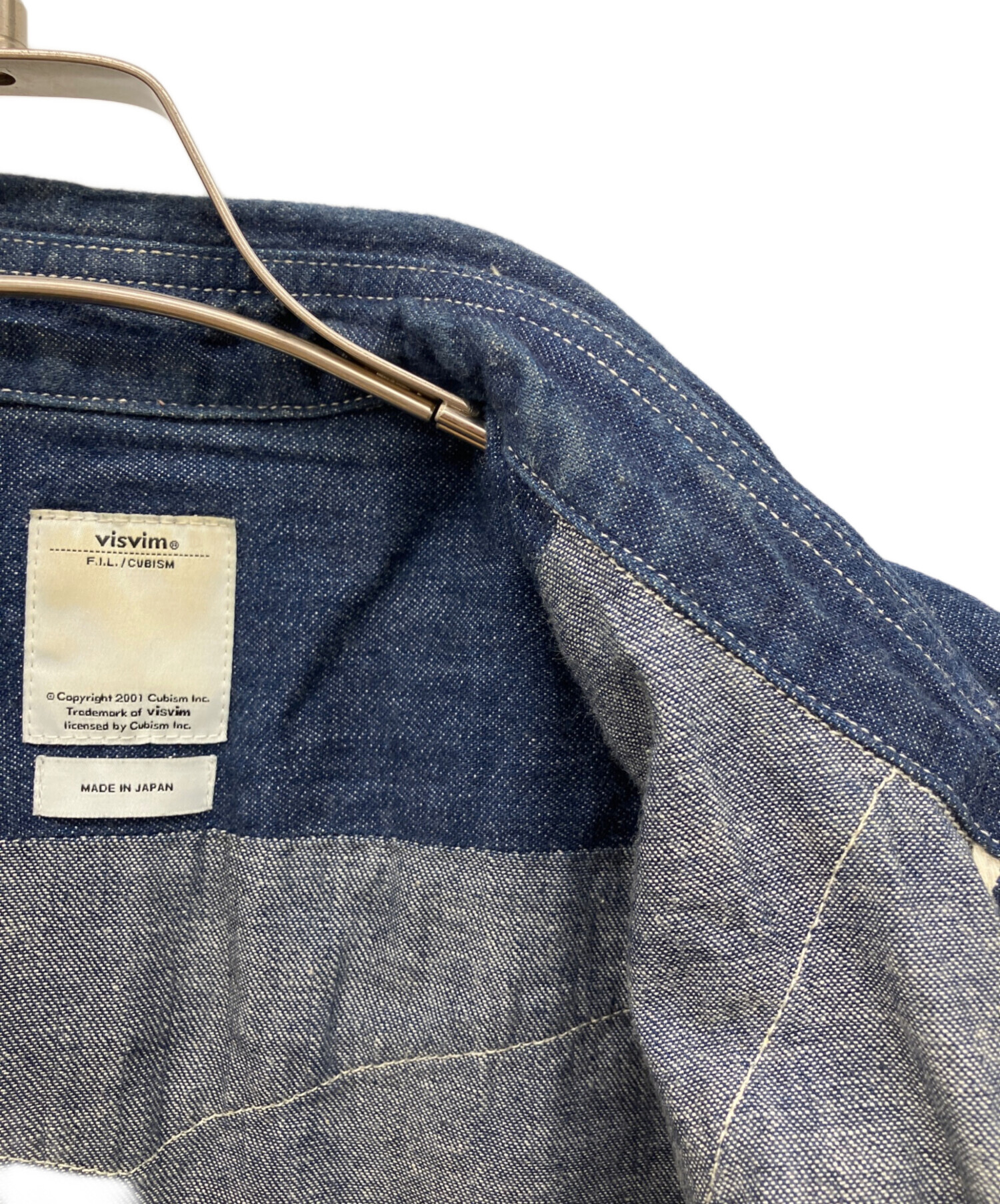 中古・古着通販】VISVIM (ビズビム) デニムウエスタンシャツ