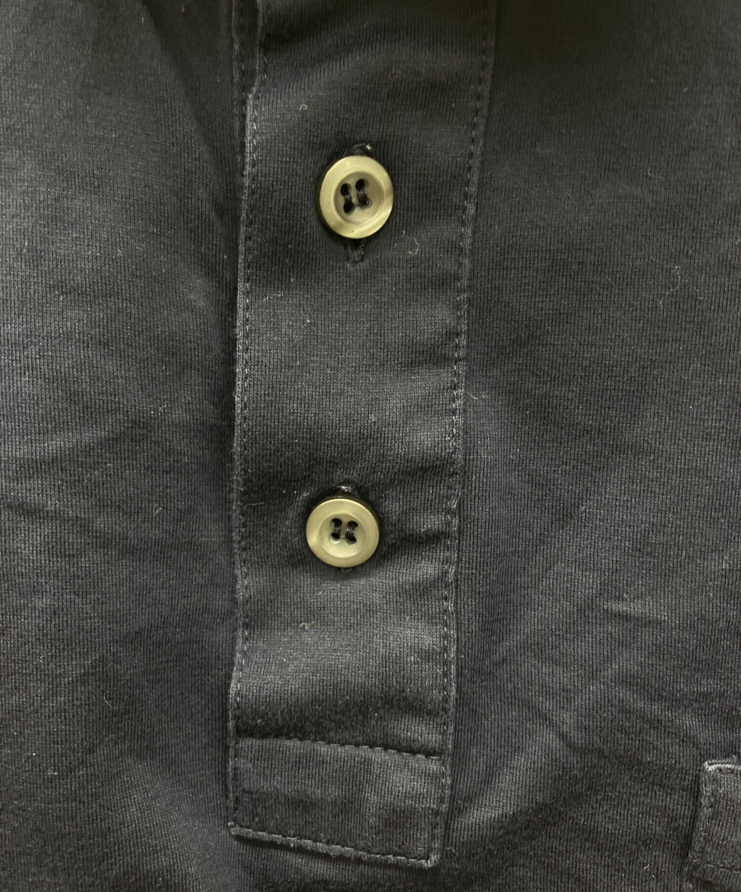 中古・古着通販】PRADA (プラダ) ポロシャツ ネイビー サイズ:L