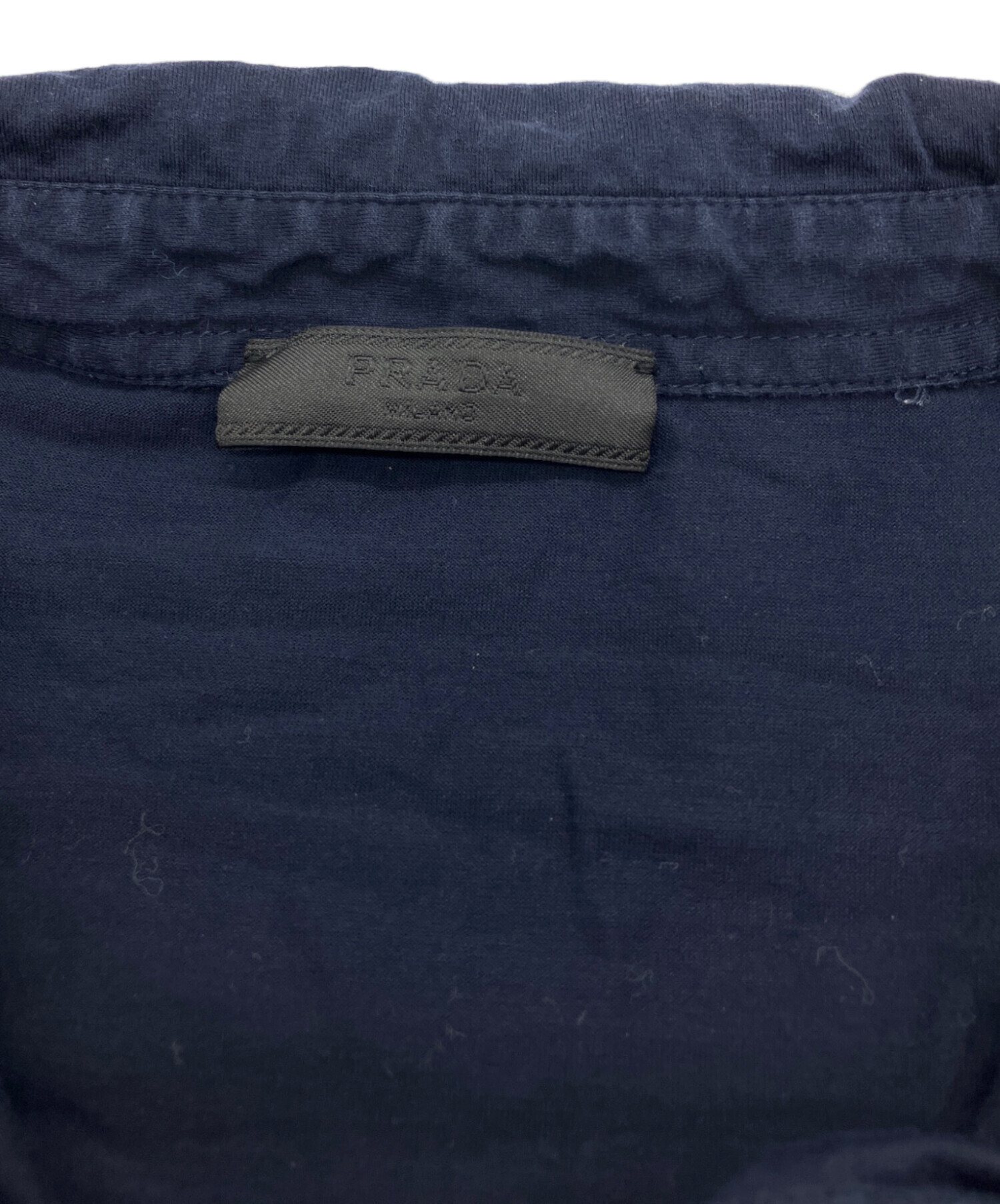 今日だけこの値段　即日発送　jellyyabashi着用　pradaポロシャツ 中古・古着通販】PRADA (プラダ) ポロシャツ ネイビー サイズ:L
