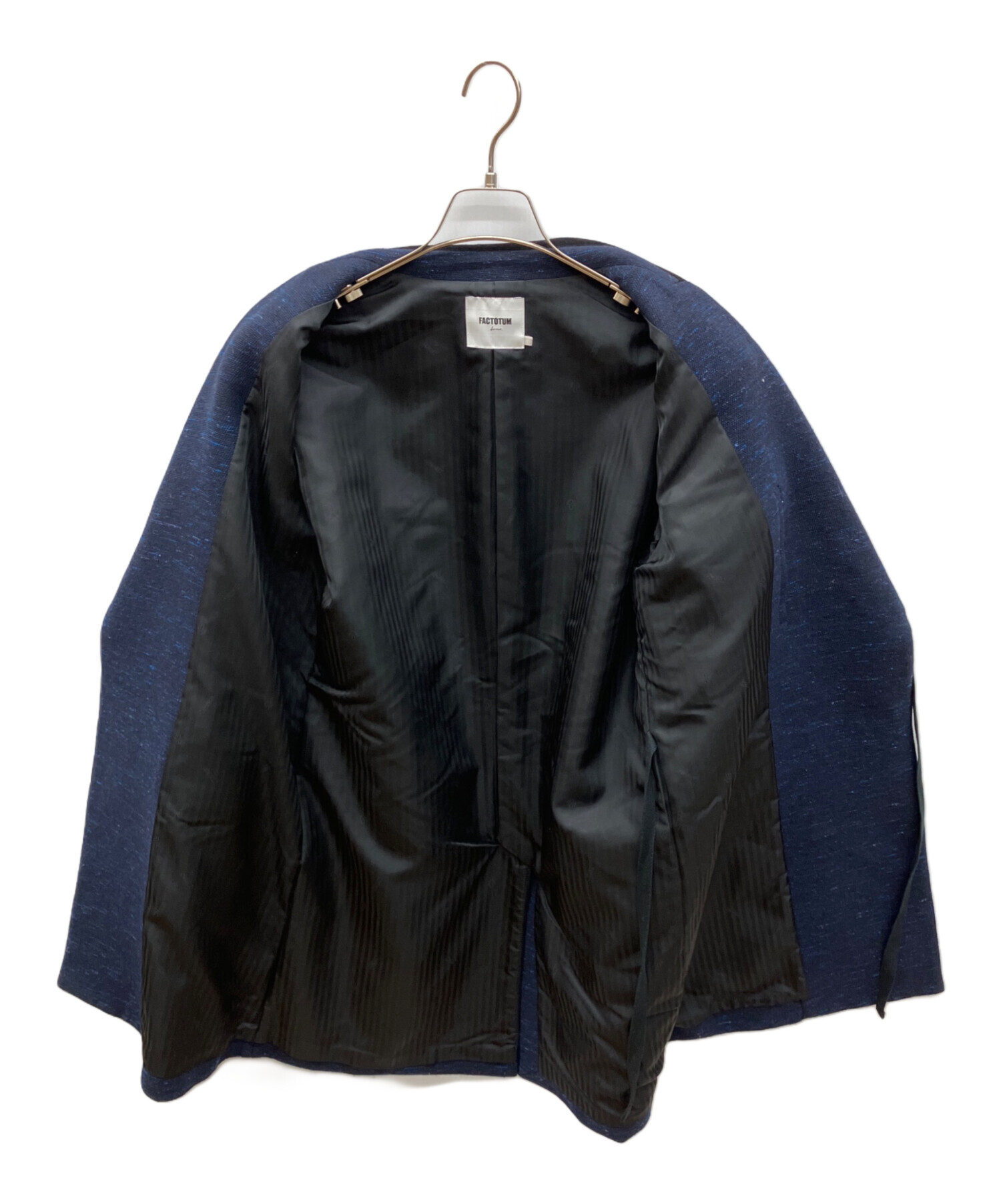 中古・古着通販】FACTOTUM (ファクトタム) コート ネイビー サイズ:44