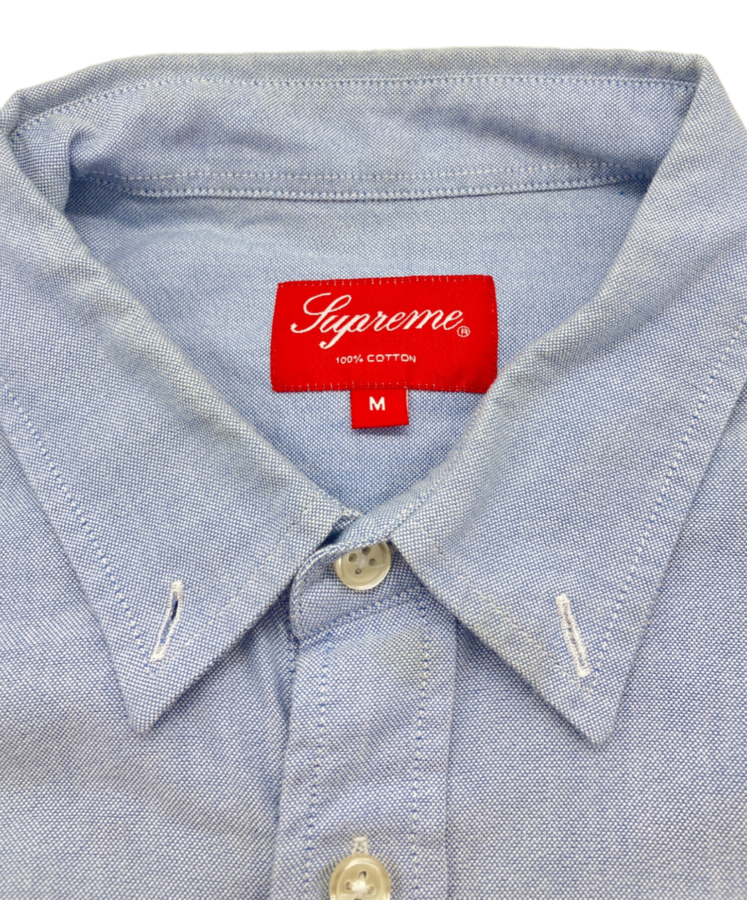 中古・古着通販】SUPREME (シュプリーム) BDオックスフォードシャツ L