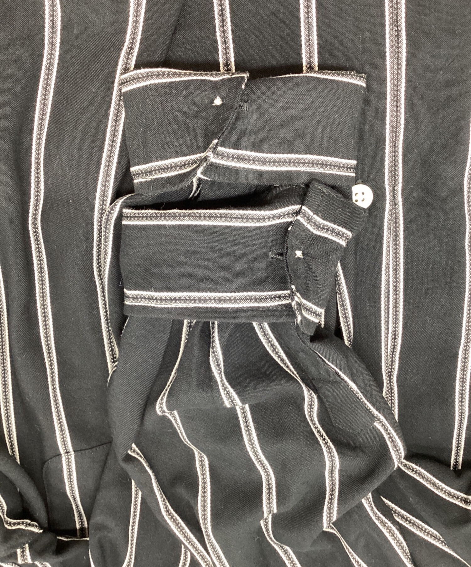 中古・古着通販】WACKO MARIA (ワコマリア) STRIPED OPEN COLLAR SHIRT