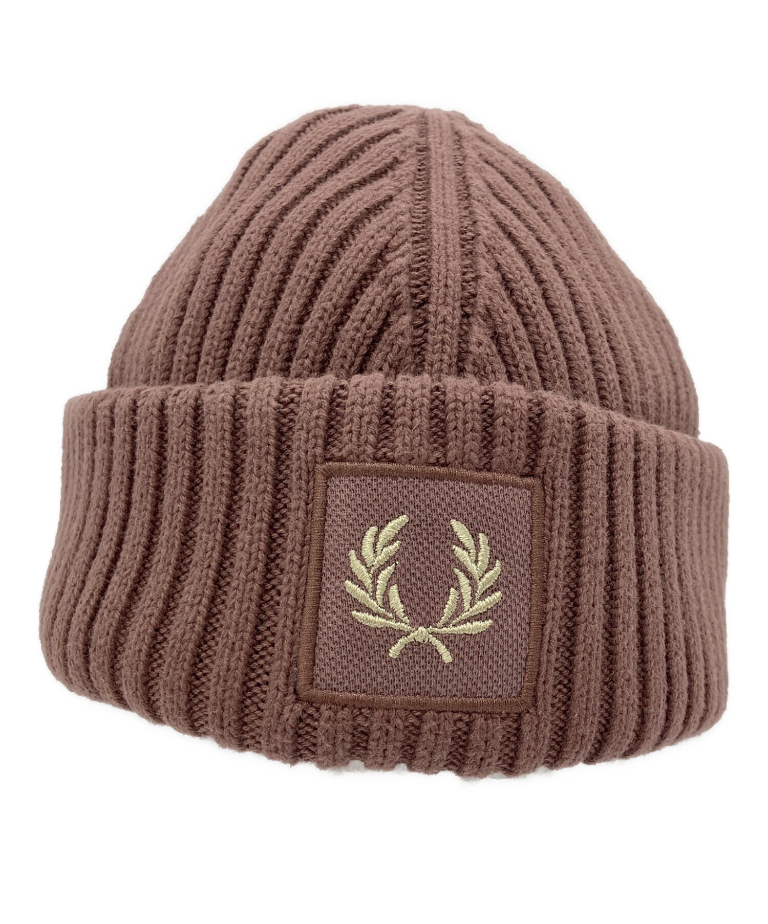 中古・古着通販】FRED PERRY (フレッドペリー) ニット帽 ブラウン