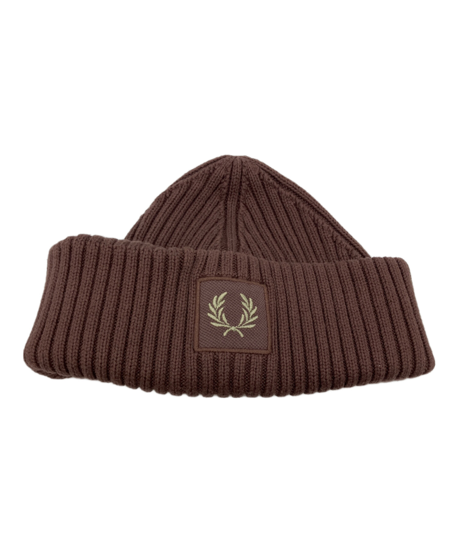 中古・古着通販】FRED PERRY (フレッドペリー) ニット帽 ブラウン