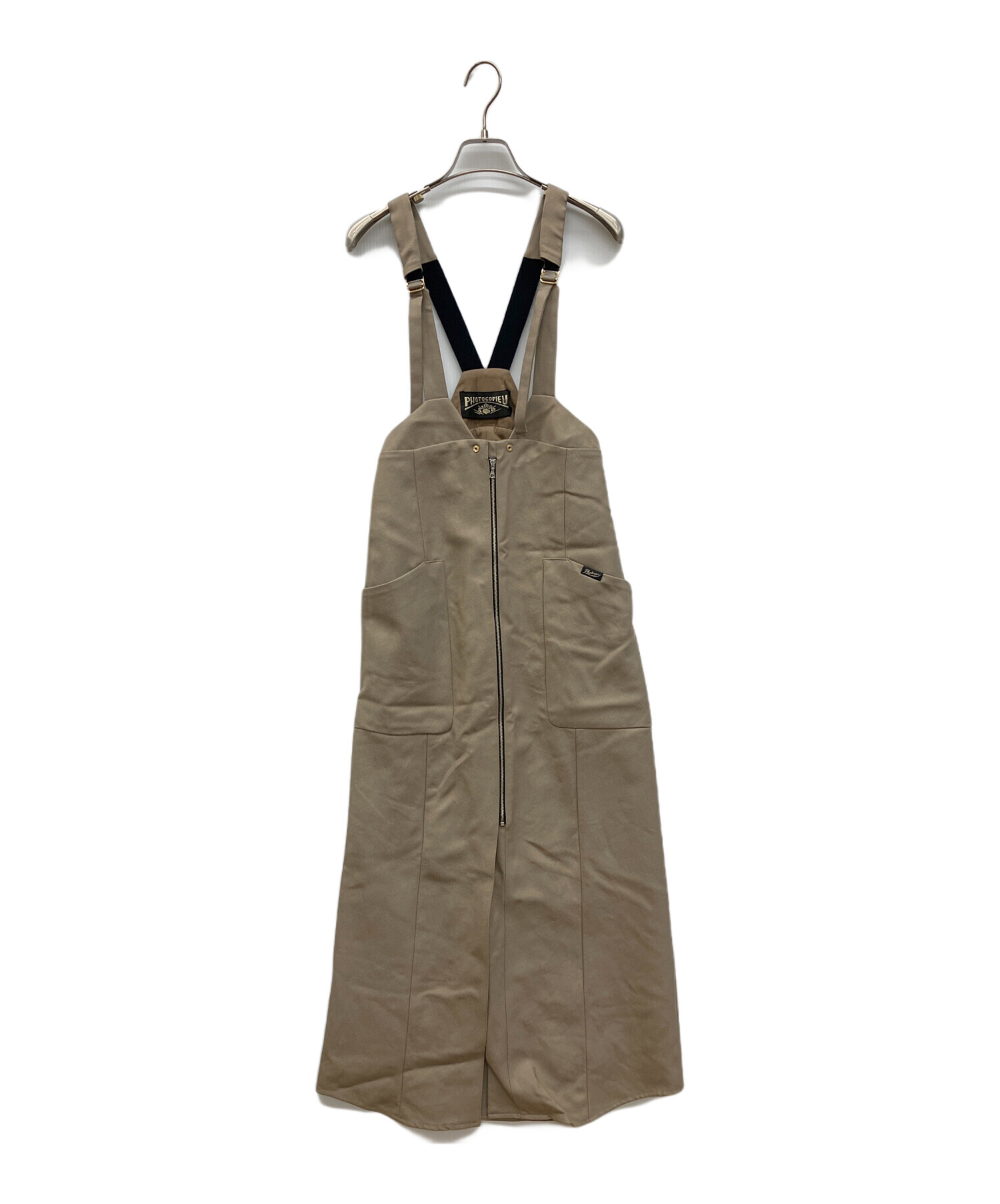 美品　フォトコピュー ジャンパースカート CLAUDE リネン　サロペット 中古・古着通販】PHOTOCOPIEU (フォトコピュー) JUMPER SKIRT