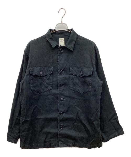 中古・古着通販】Ron Herman (ロンハーマン) リネンヘリンボーンシャツ