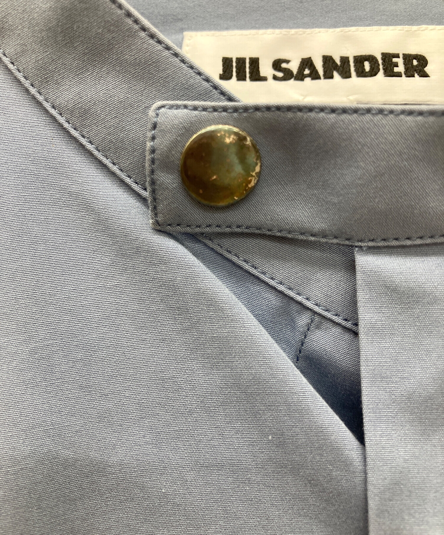 ジルサンダー バンドカラー プルオーバー 長袖シャツ オーバーサイズ 34 水色 楽天市場】JIL SANDER ジルサンダー（カジュアルシャツ｜トップス