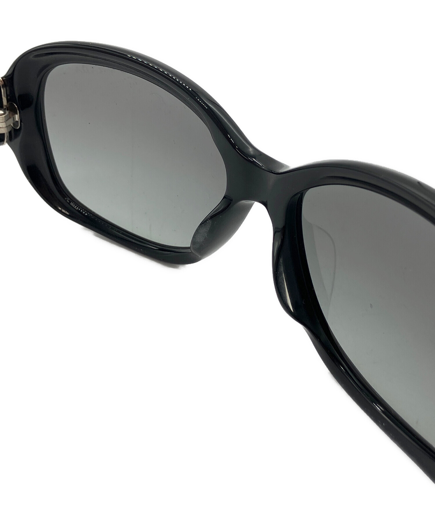 【未使用】PRADA プラダ　シールドレンズ　サングラス　ロゴ　ブラック PRADA】シンボル サングラス ロゴ ブラック 関税送料込み (PRADA