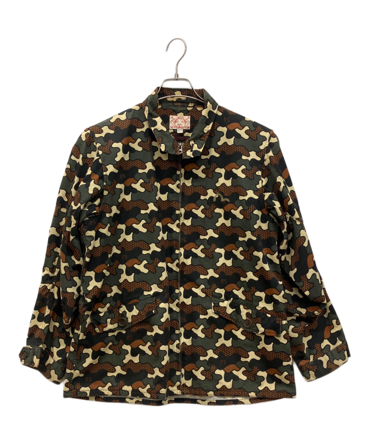evisu カモフラ ジャケット 中古・古着通販】EVISU (エヴィス) カモフラジャケット オリーブ