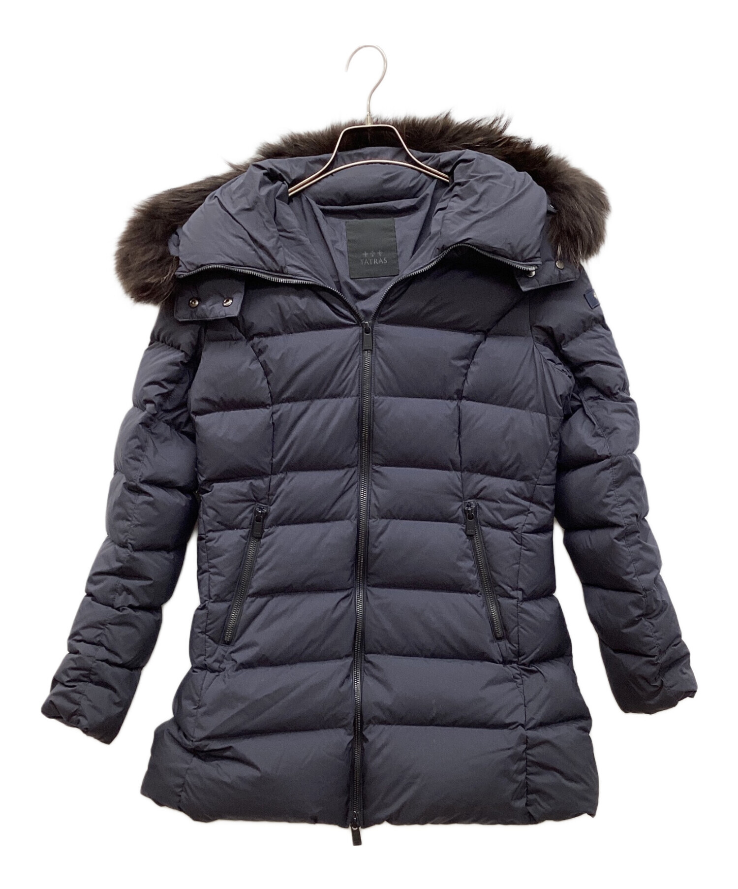 中古・古着通販】TATRAS (タトラス) CERAMICAダウンコート ネイビー