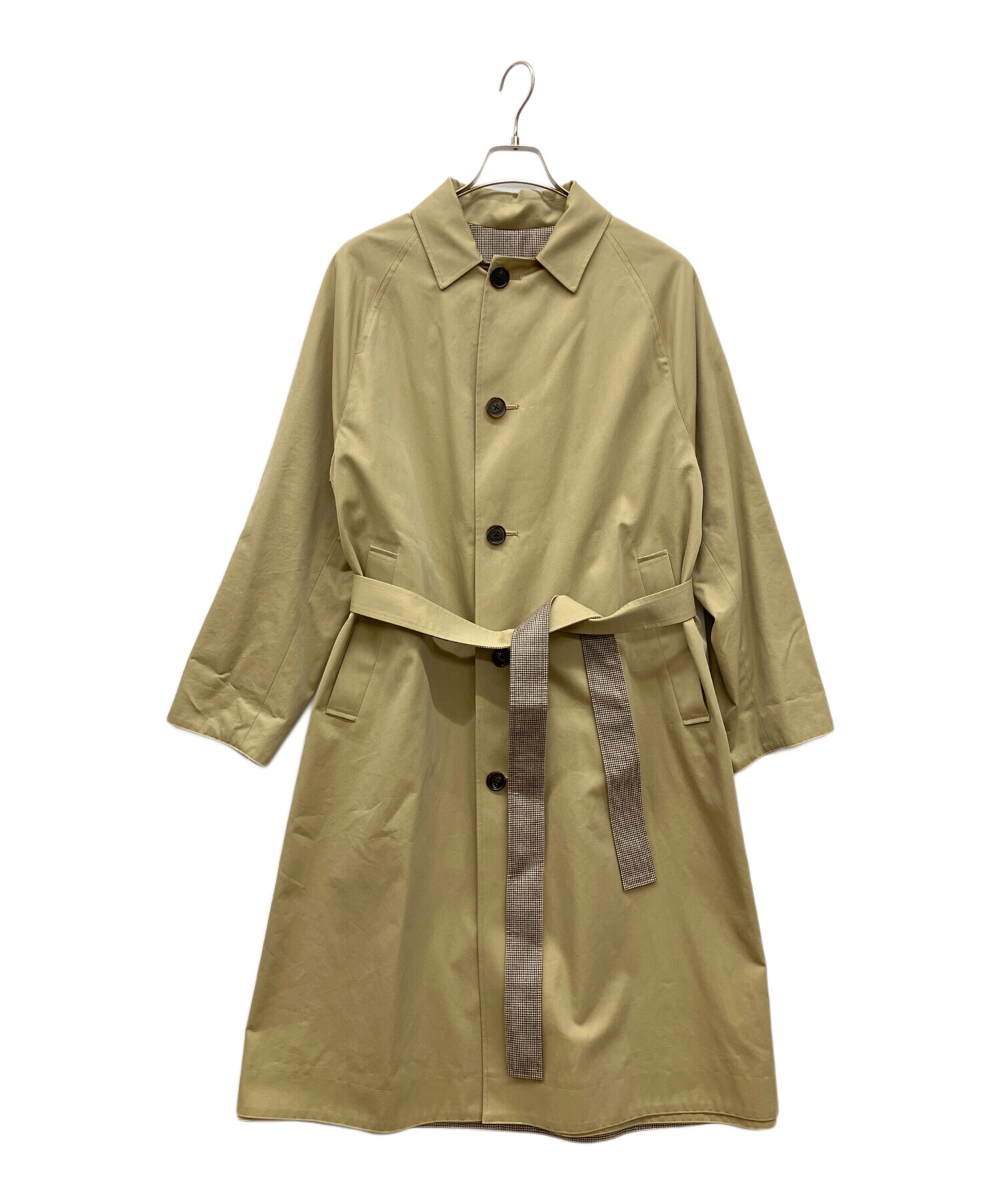 タグ付き　ティッカ　TICCA ステンカラーコート　日本製 楽天市場】TICCA ティッカ ウール リバーシブル ステンカラーコート