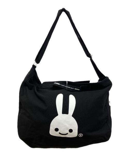 中古・古着通販】CUNE (キューン) プリント2WAYバッグ ウサギ ブラック