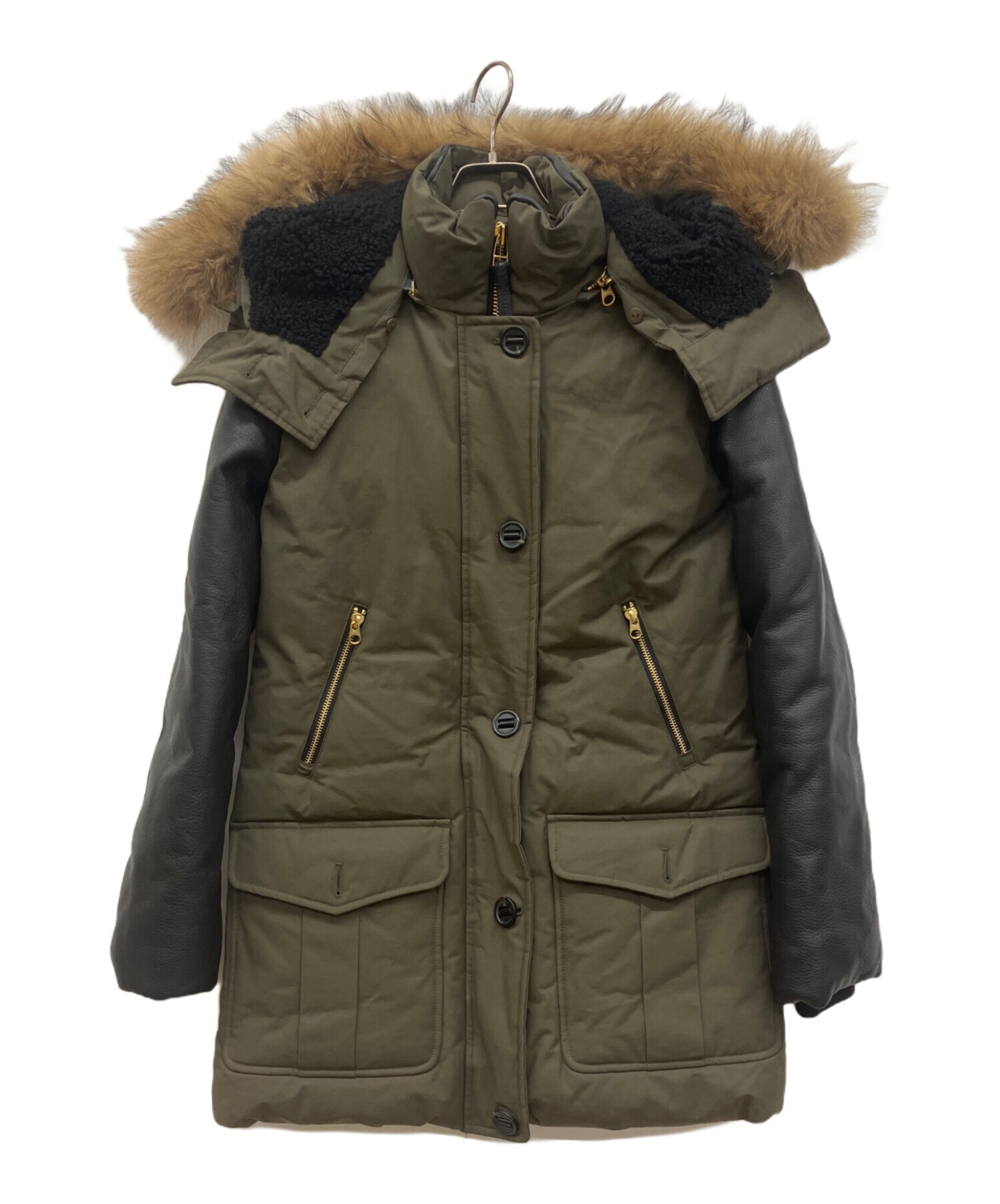 中古・古着通販】mackage (マッカージュ) CYNTHIA レザースリーブ 
