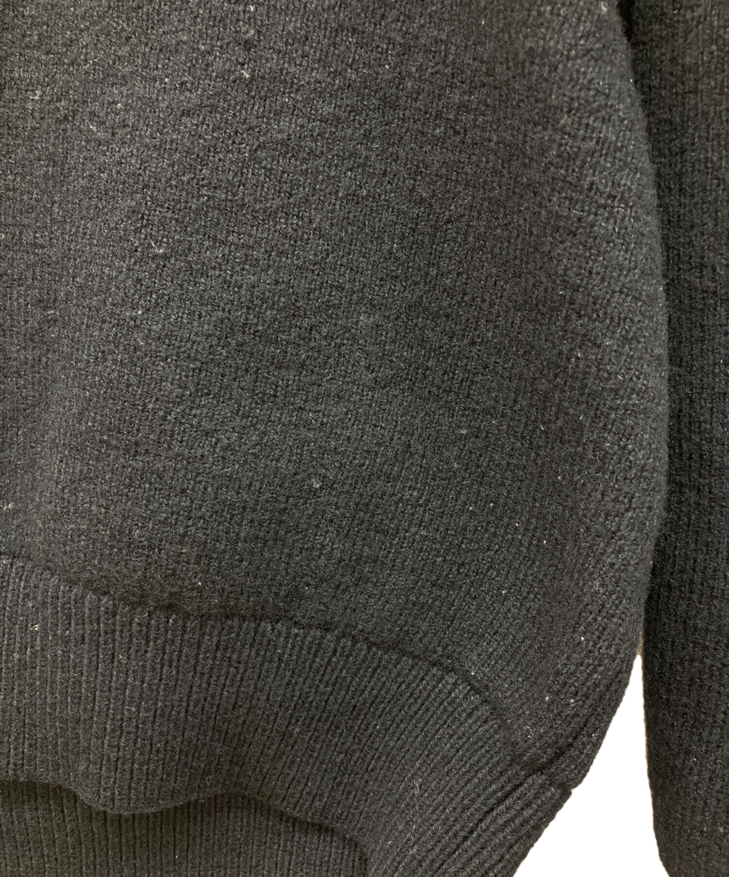 中古・古着通販】UNUSED (アンユーズド) v-neck knit LAMPO ZIPPER V