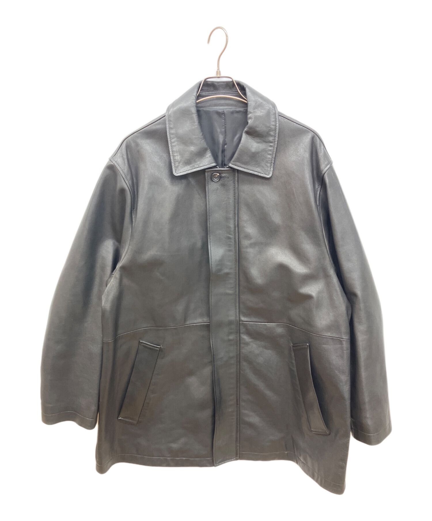 中古・古着通販】stein (シュタイン) LEATHER ZIP JACKET レザージップ