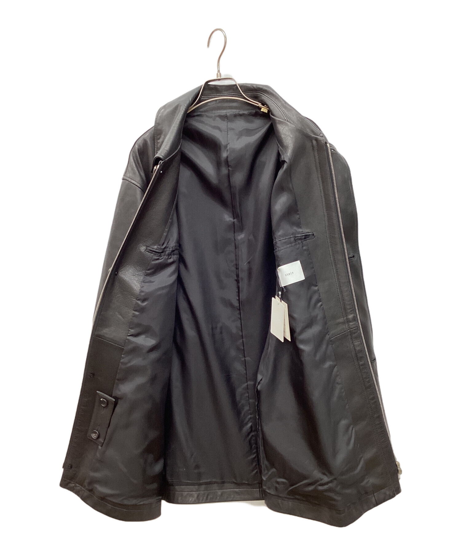 中古・古着通販】stein (シュタイン) LEATHER ZIP JACKET レザージップ