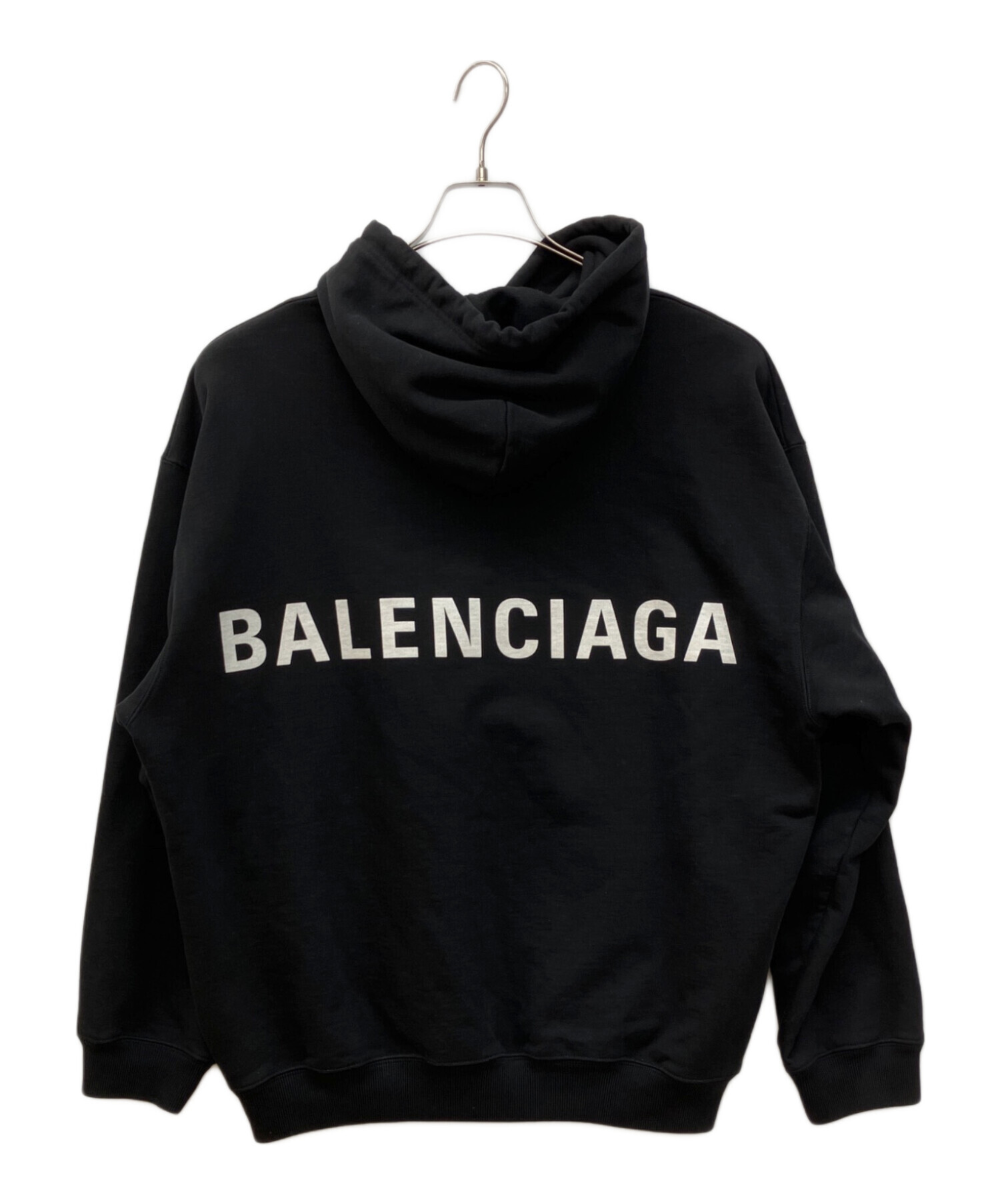 バレンシアガ　バックプリント　パーカー 中古・古着通販】BALENCIAGA (バレンシアガ) バックロゴプリント