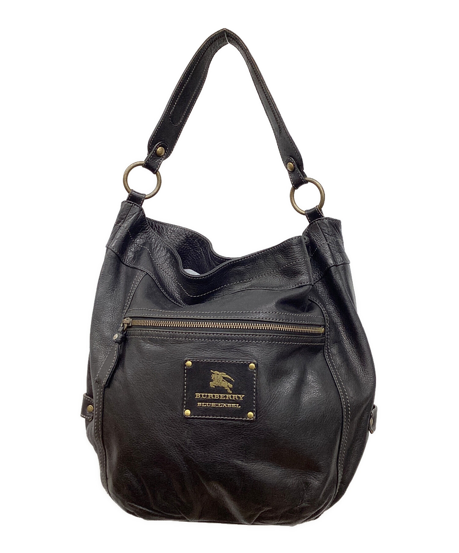 BURBERRY BLUE LABE Lショルダーバッグ BURBERRY BLUE LABEL Shoulder Bag 2Way Drawstring Black #EI