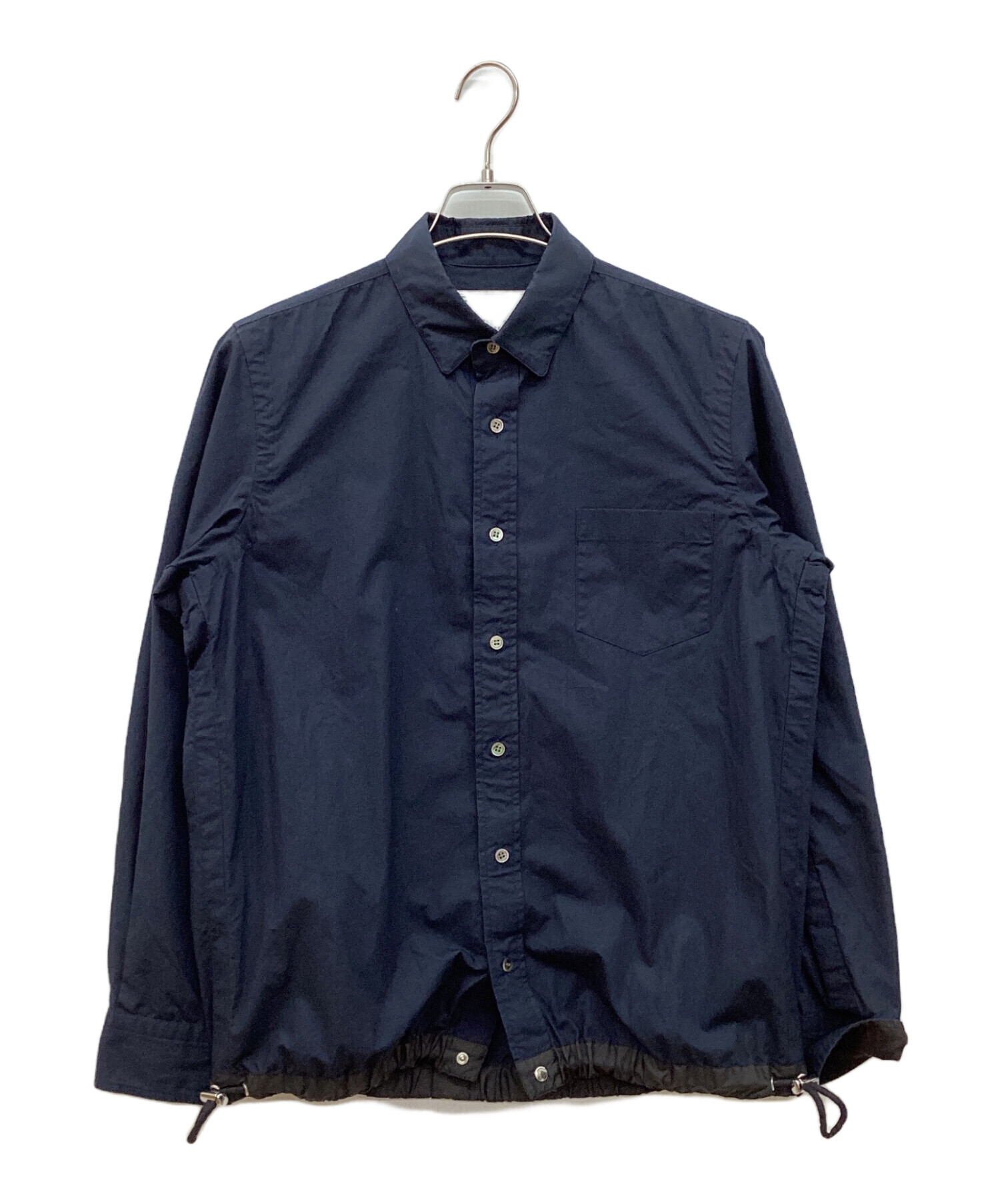 中古・古着通販】sacai (サカイ) Typewriter Shirts ネイビー サイズ:1