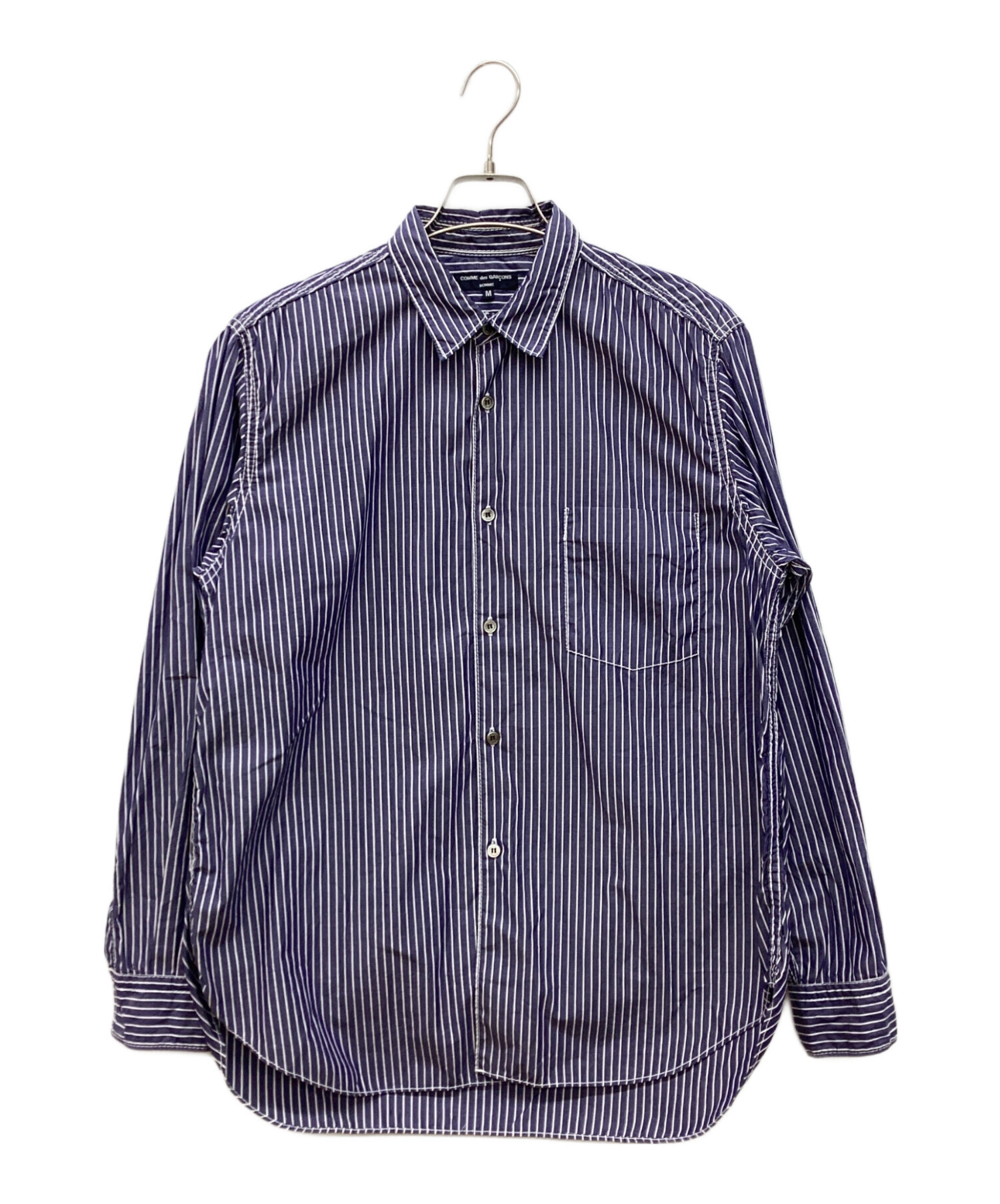 【2010年製】COMME des GARCONS HOMMEストライプシャツ COMME des GARCONS SHIRT ストライプシャツ W20054 - メルカリ