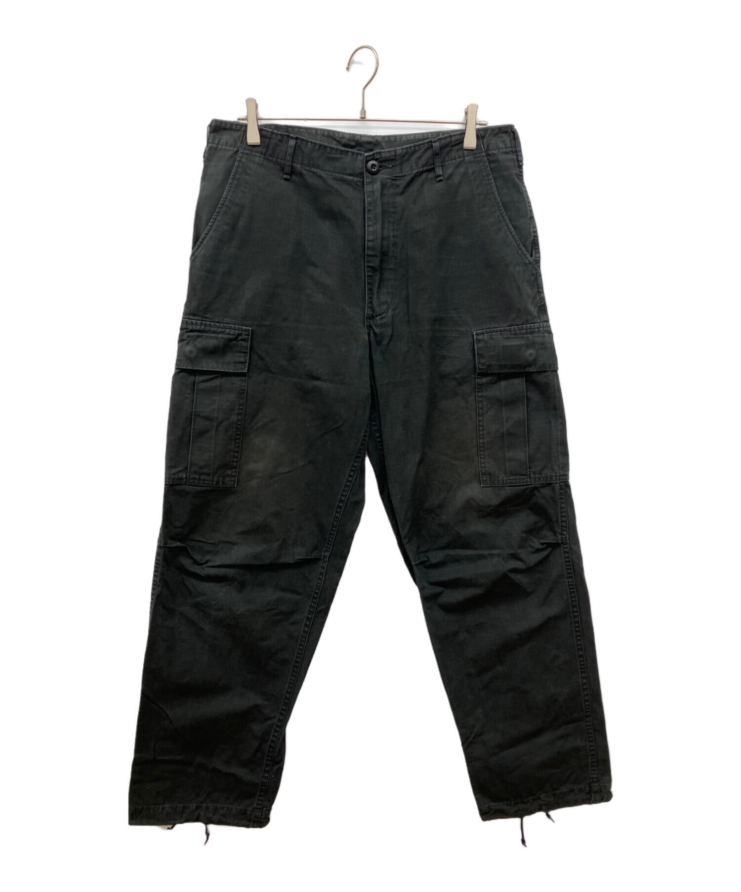 orSlow ブラックカーゴパンツ Lサイズ 中古・古着通販】orSlow (オアスロウ) カーゴパンツ コットン ブラック