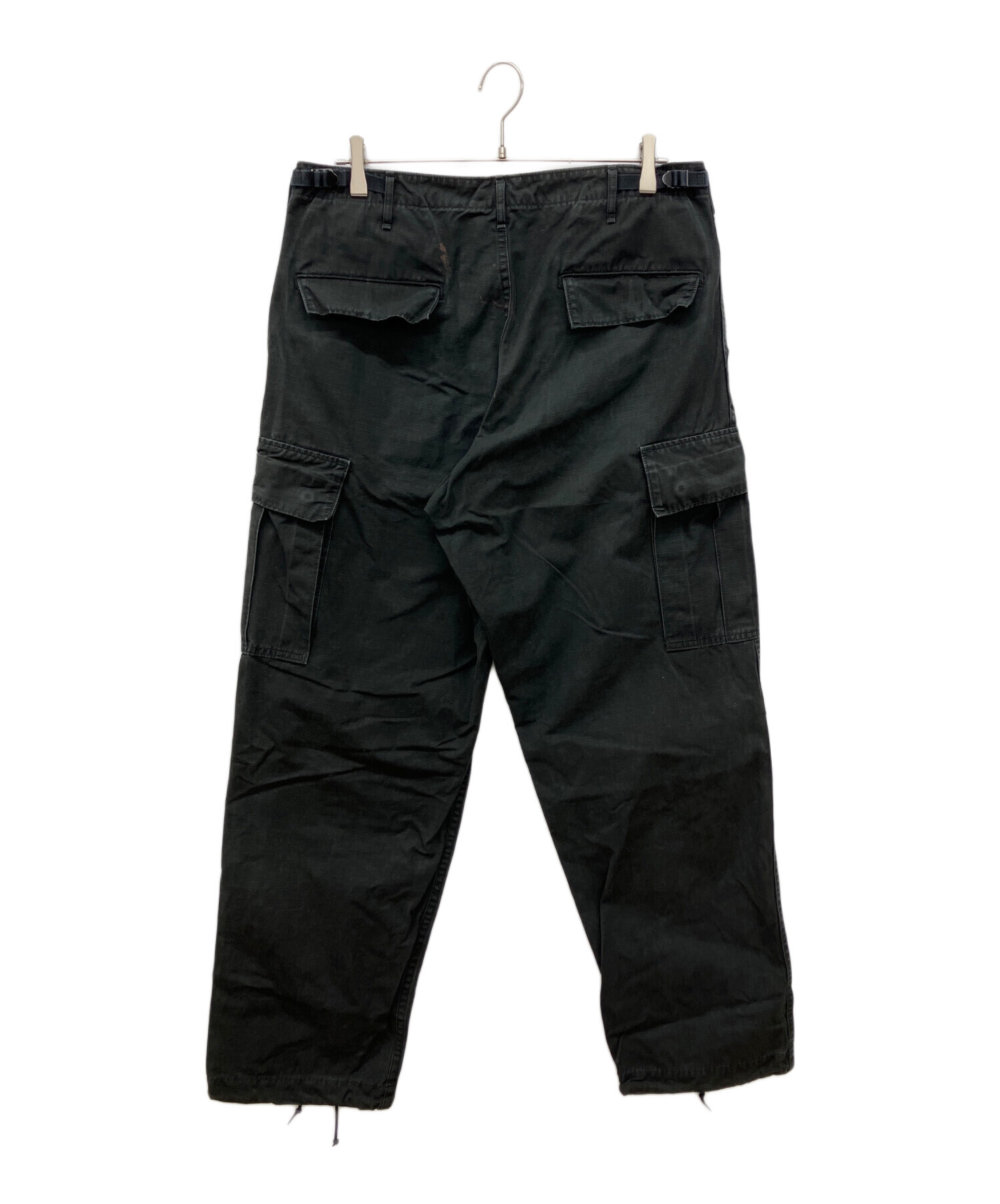 orslowブラック　カーゴパンツ Lサイズ 中古・古着通販】orSlow (オアスロウ) カーゴパンツ コットン