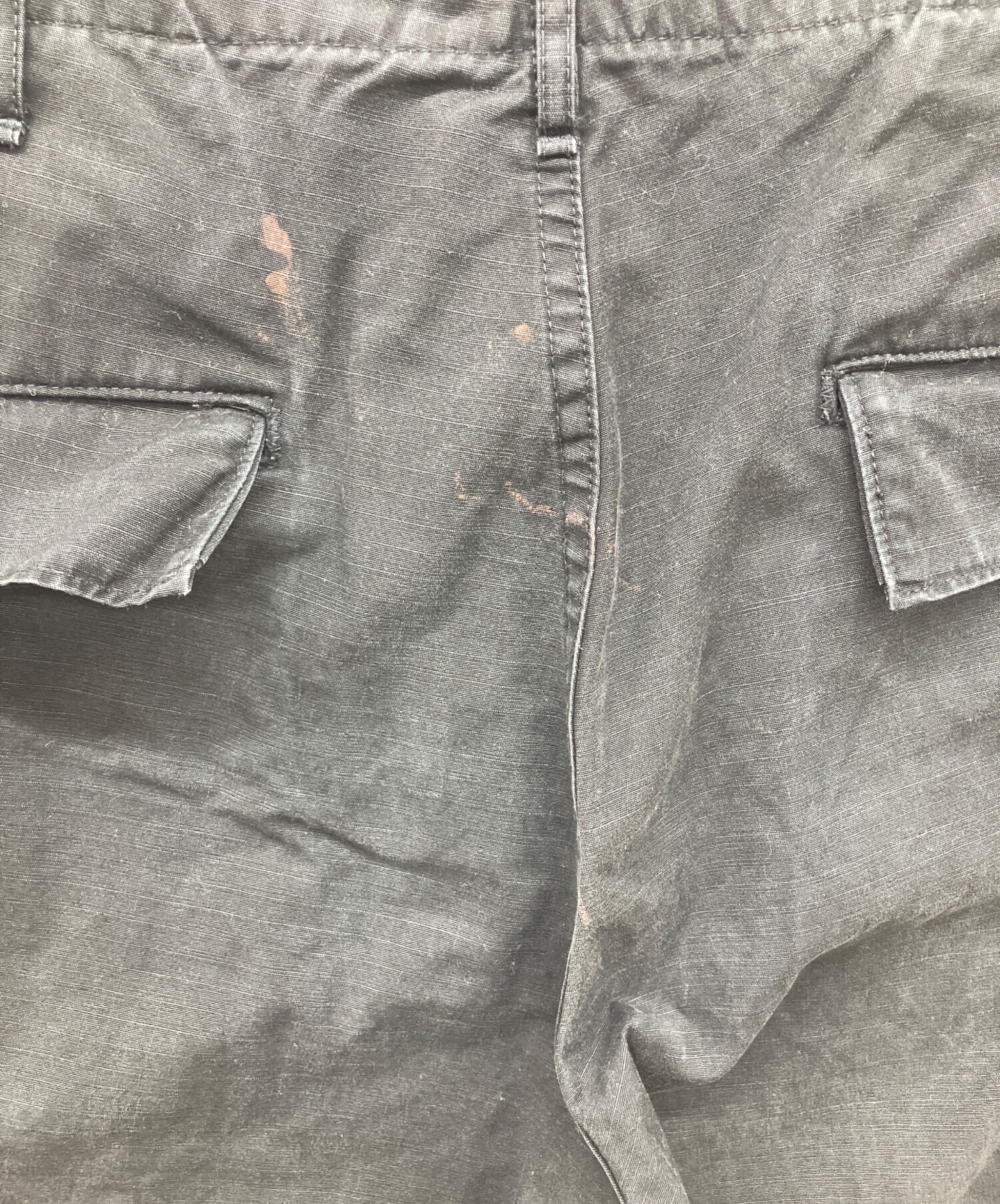 中古・古着通販】orSlow (オアスロウ) カーゴパンツ コットン ブラック