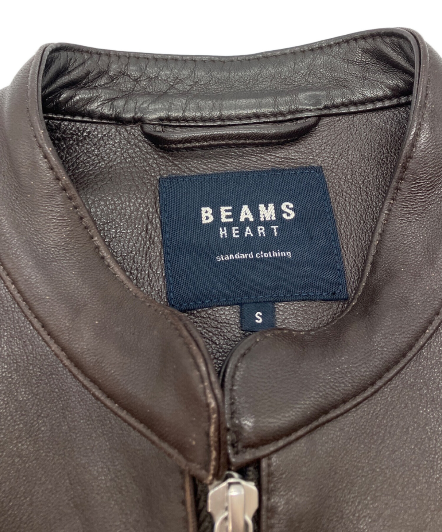 中古・古着通販】BEAMS HEART (ビームスハート) リアルレザー シングル