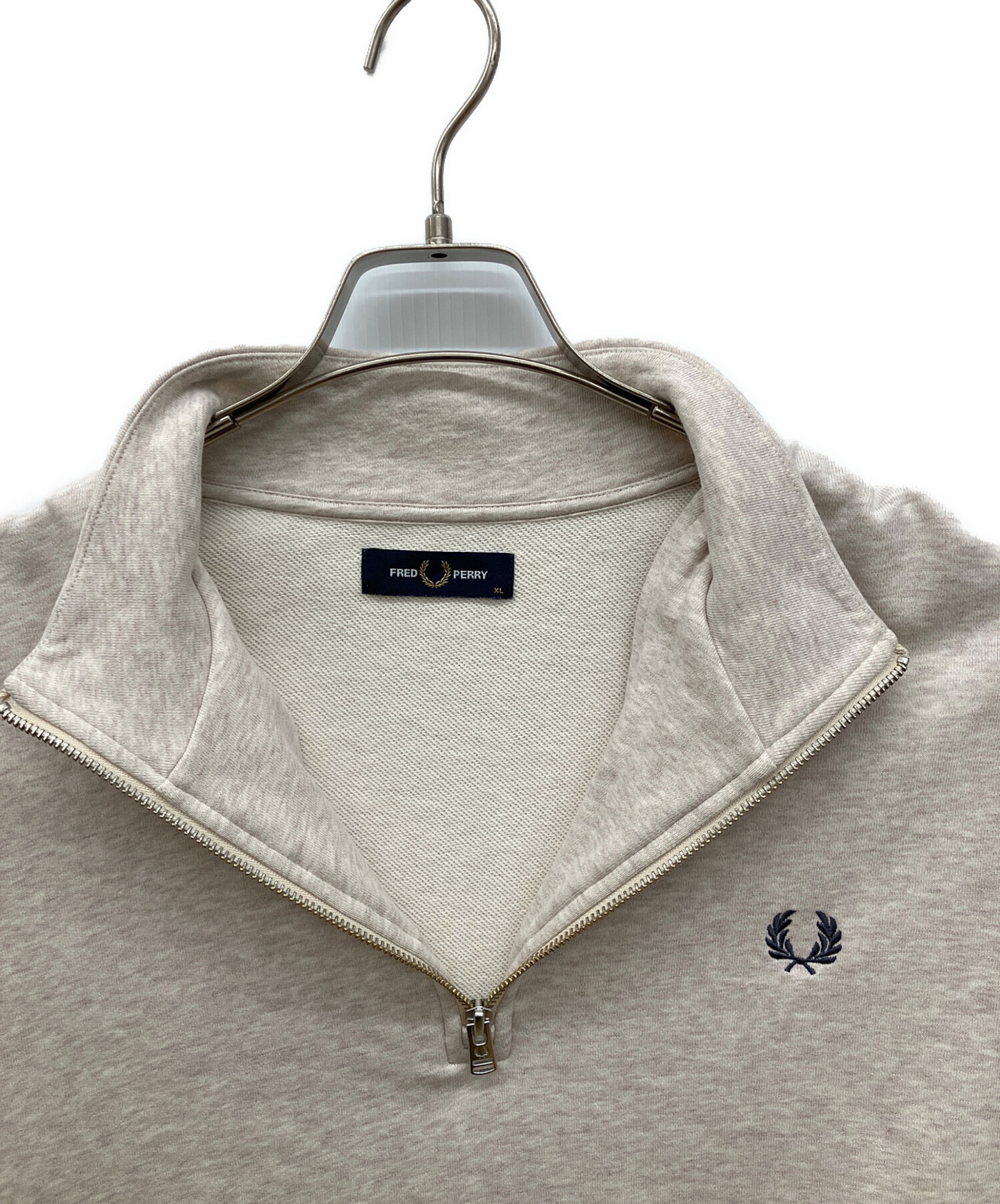 中古・古着通販】FRED PERRY (フレッドペリー) HARF ZIP SWEATSHIRT