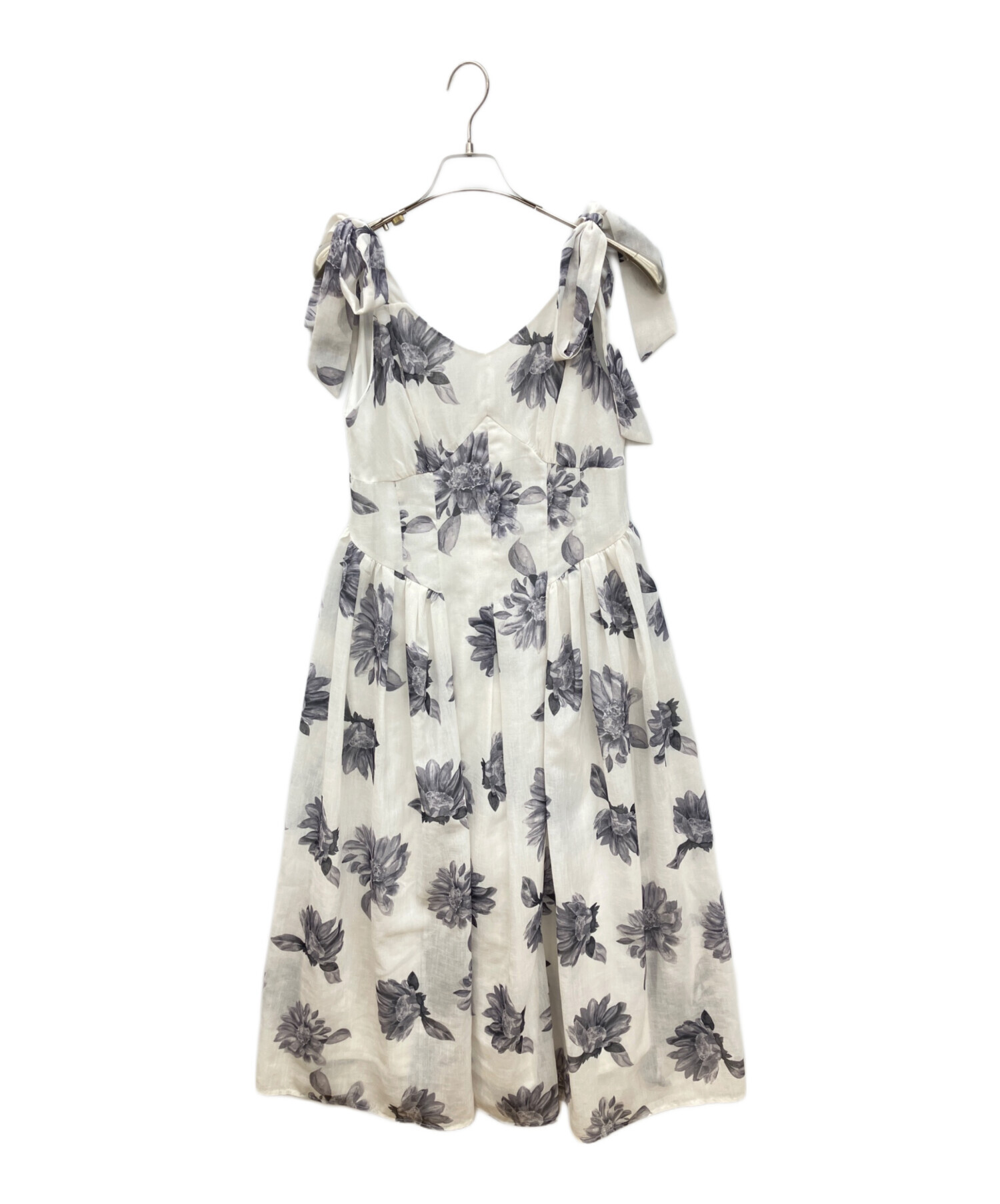 中古・古着通販】HER LIP TO (ハーリップトゥ) Sunflower-Printed Midi 