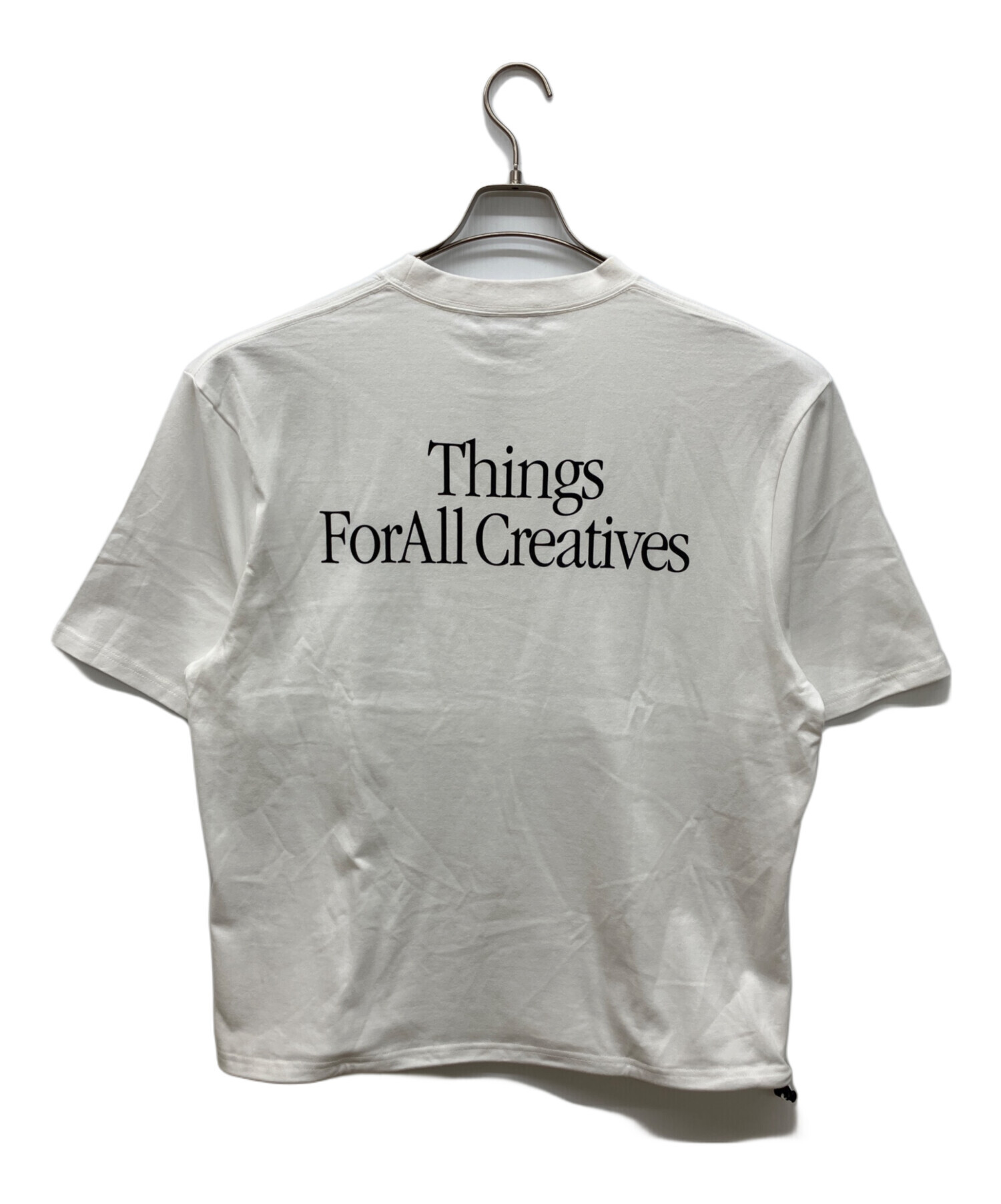 中古・古着通販】opt stuff (オプトスタフ) プリントTシャツ ロゴ T