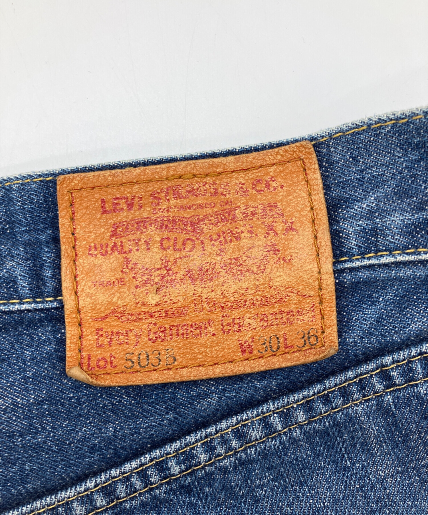 中古・古着通販】LEVI'S (リーバイス) 503B-XXデニムパンツ インディゴ