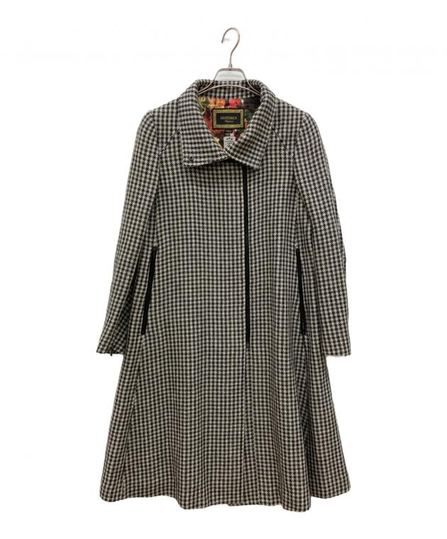 中古・古着通販】hysterics (ヒステリックス) 千鳥格子柄ロングコート