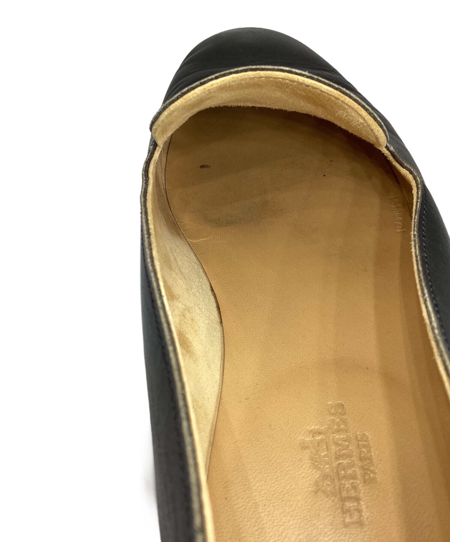 中古・古着通販】HERMES (エルメス) パンチングレザーローファー