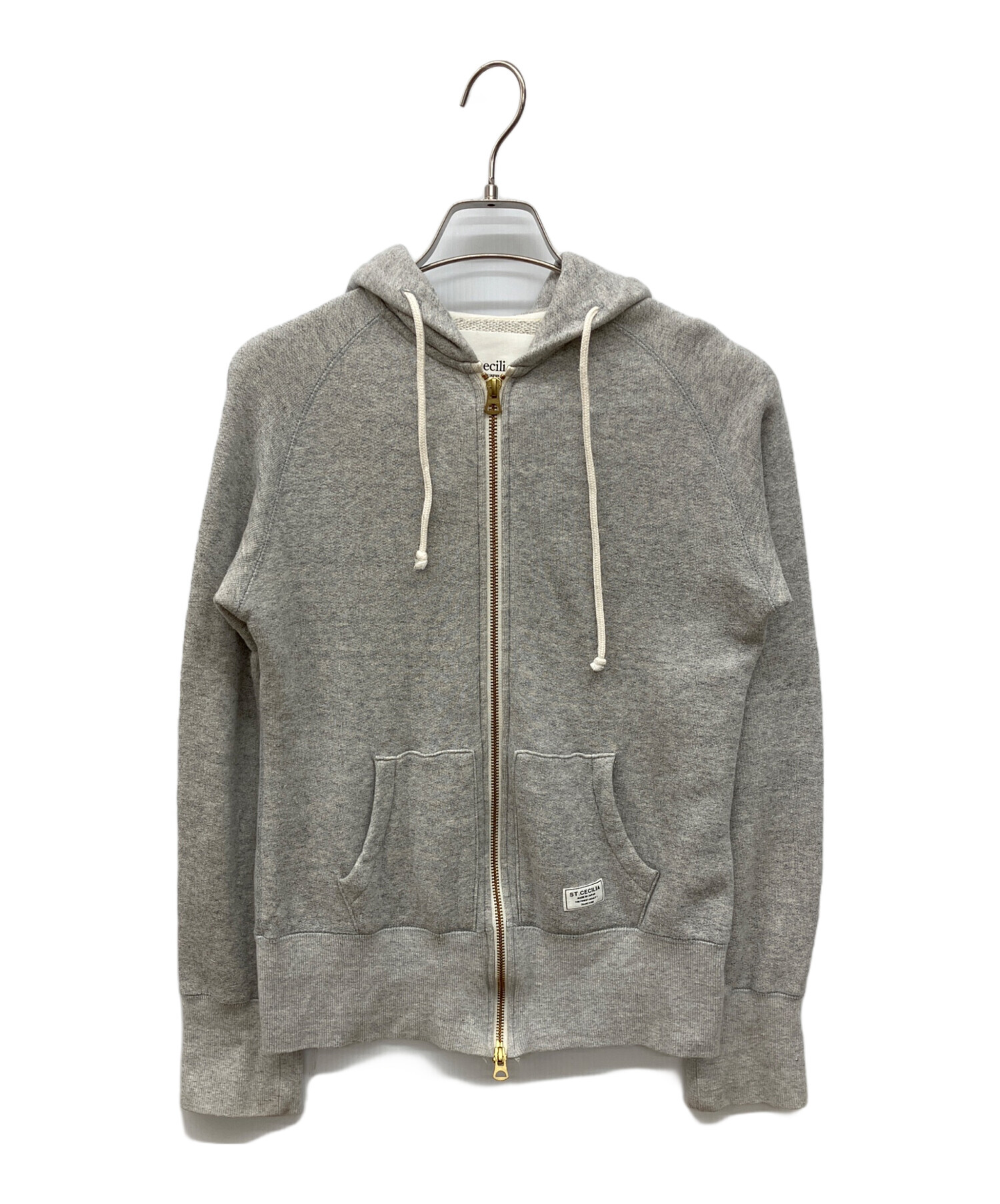 【完売品】St.cecilia　セントセシリア ジップグレーパーカー 中古・古着通販】St.cecilia (セントセシリア) フルジップパーカー